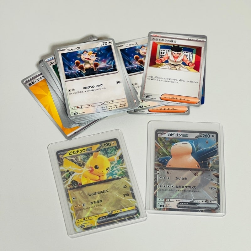 Pokemon TCG Scarlet & Violet Start Deck Generations Pikachu ex & Snorlax ex (Japanese Ver.) 착용 스타일
