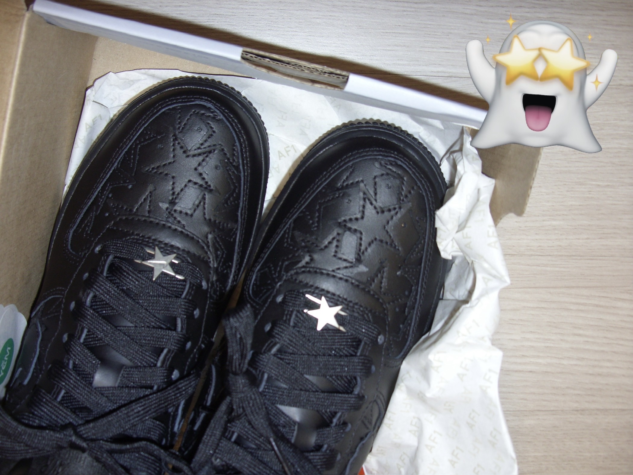 Nike Air Force 1 '07 Low Triple Black, (W) Nike Air Force 1 '07 Low Triple Black 착용 스타일 - 1