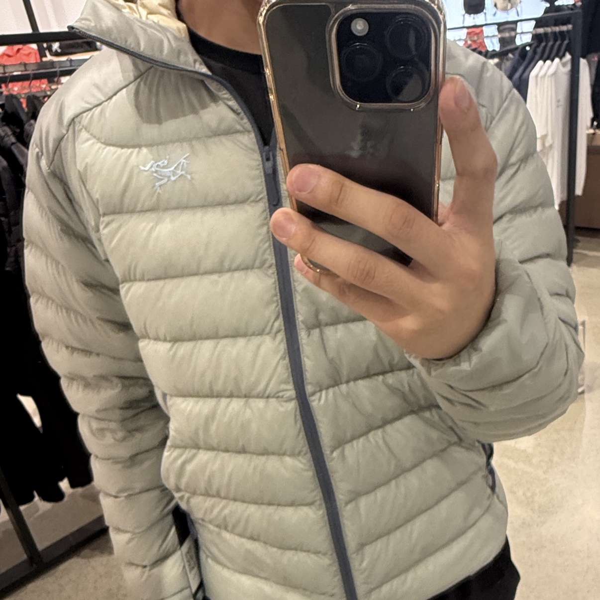 Arc'teryx Cerium Hoody Headwaters 착용 스타일 - 2
