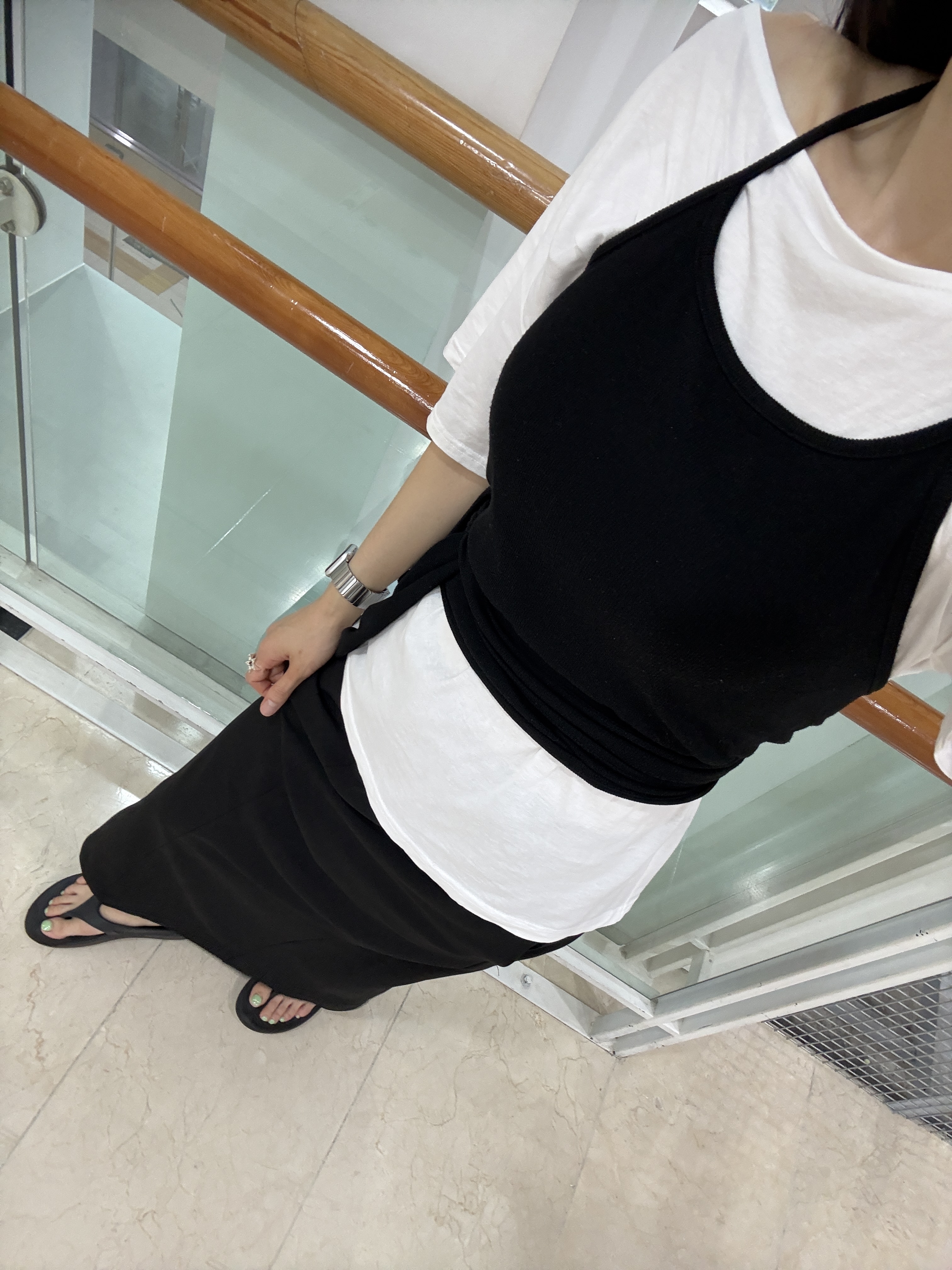 Oofos OOriginal Black, Tart Optical ARH 45 Black 착용 스타일 - 6