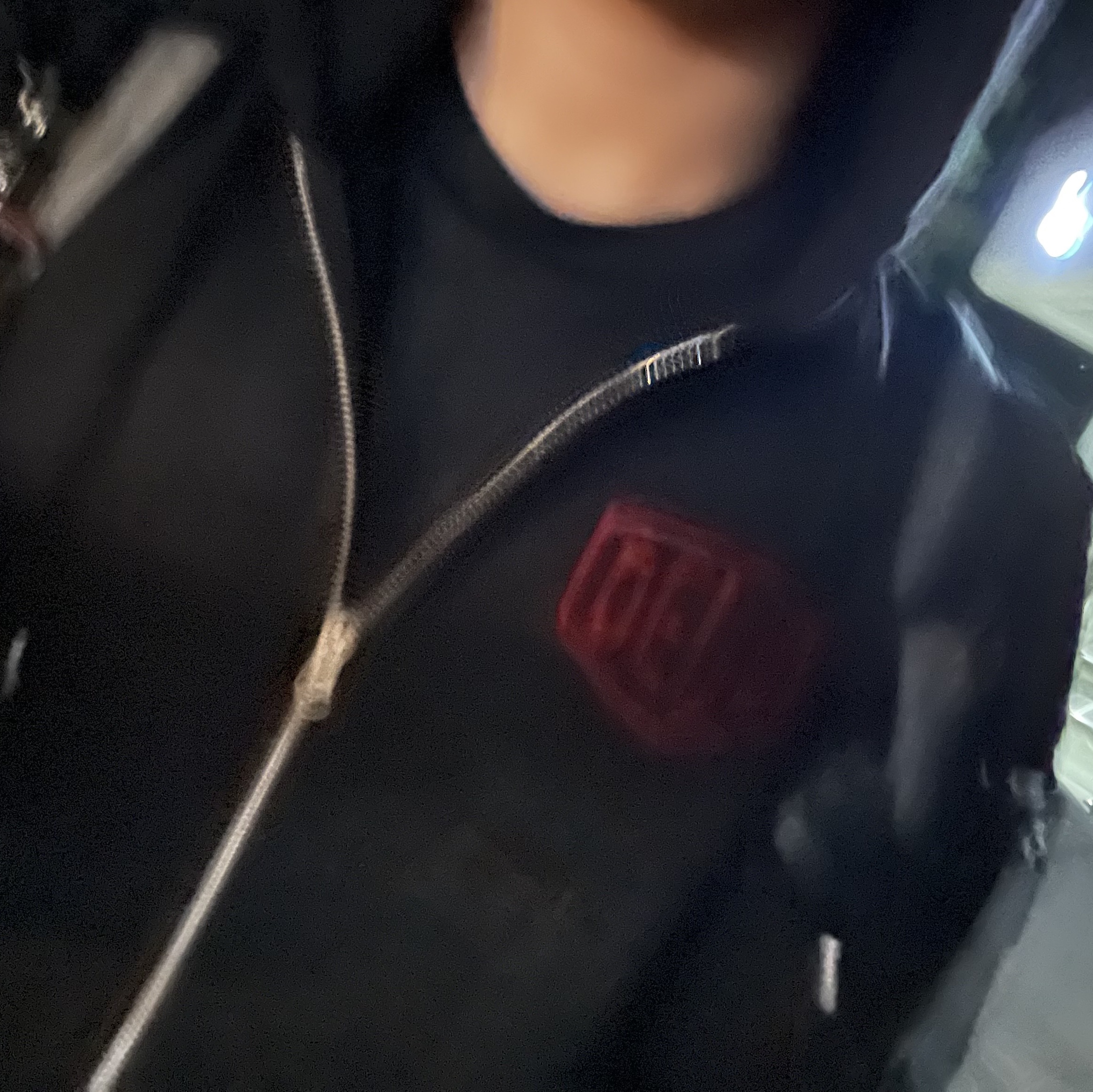 Deus Ex Machina Busan Exclusive Limited Edition College Address Hoodie Zip Up Black 착용 스타일