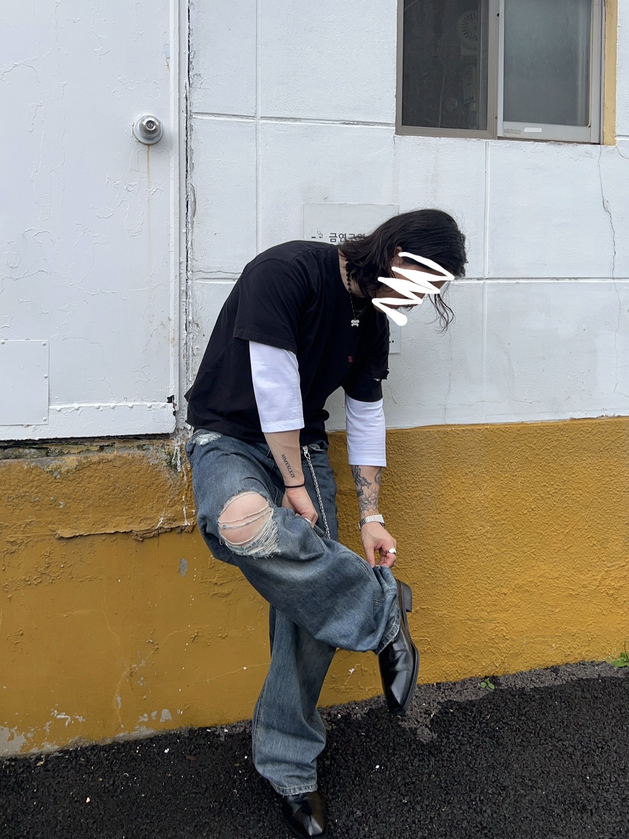Undermycar Sioki Louisette T-Shirt Ox Blood - 22SS, CSC x Soulesures SC:ENE 001 착용 스타일 - 8