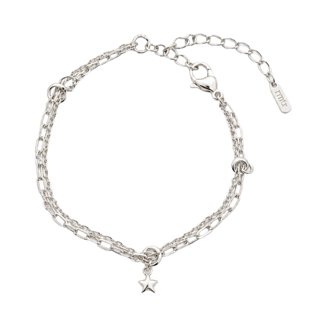 로맨티누어 SN.231 별 참 써지컬스틸 팔찌(ROMANTINUER SN.231 Star Charm Surgical Steel Bracelet)