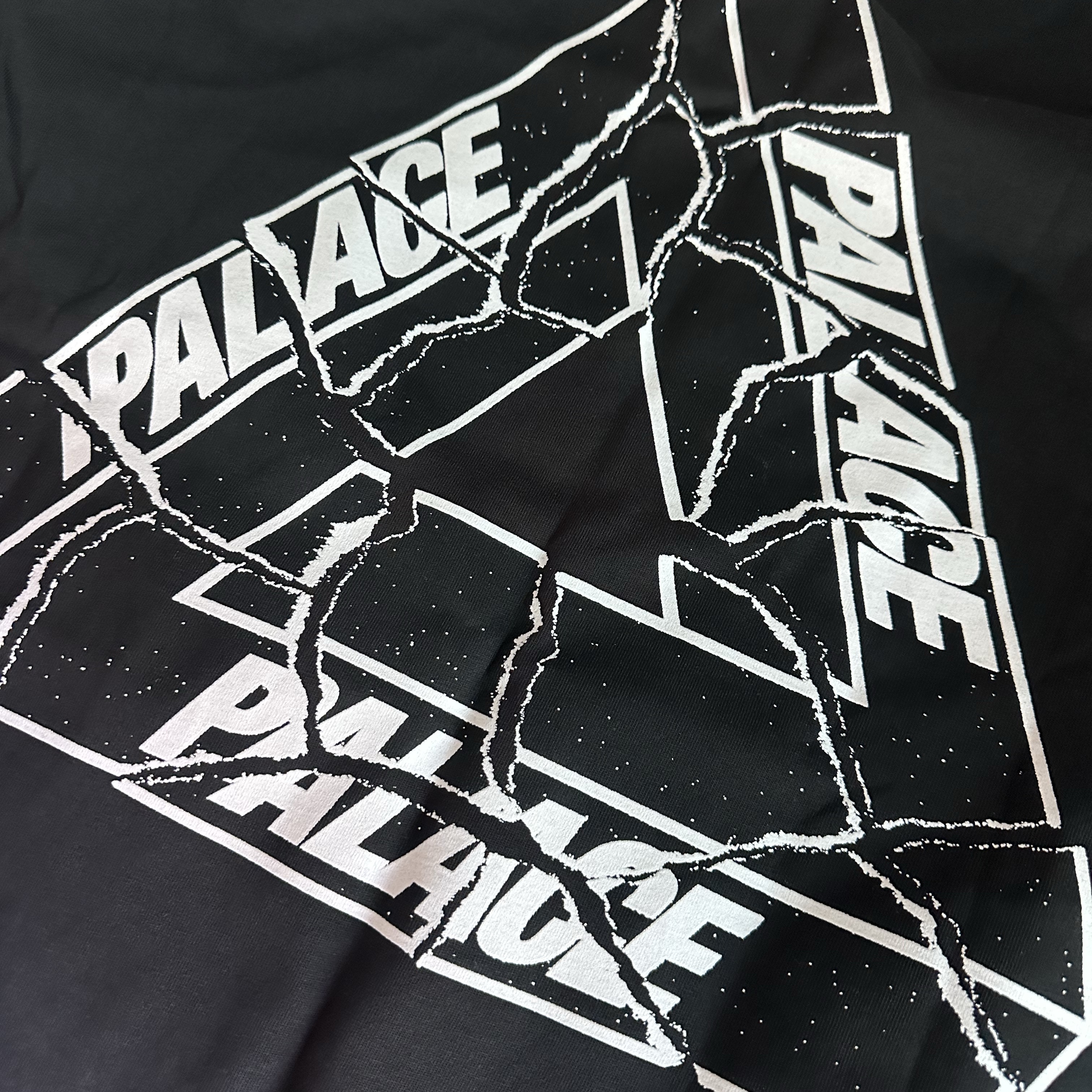 Palace Tri-Ripped T-Shirt Black - 23FW 착용 스타일