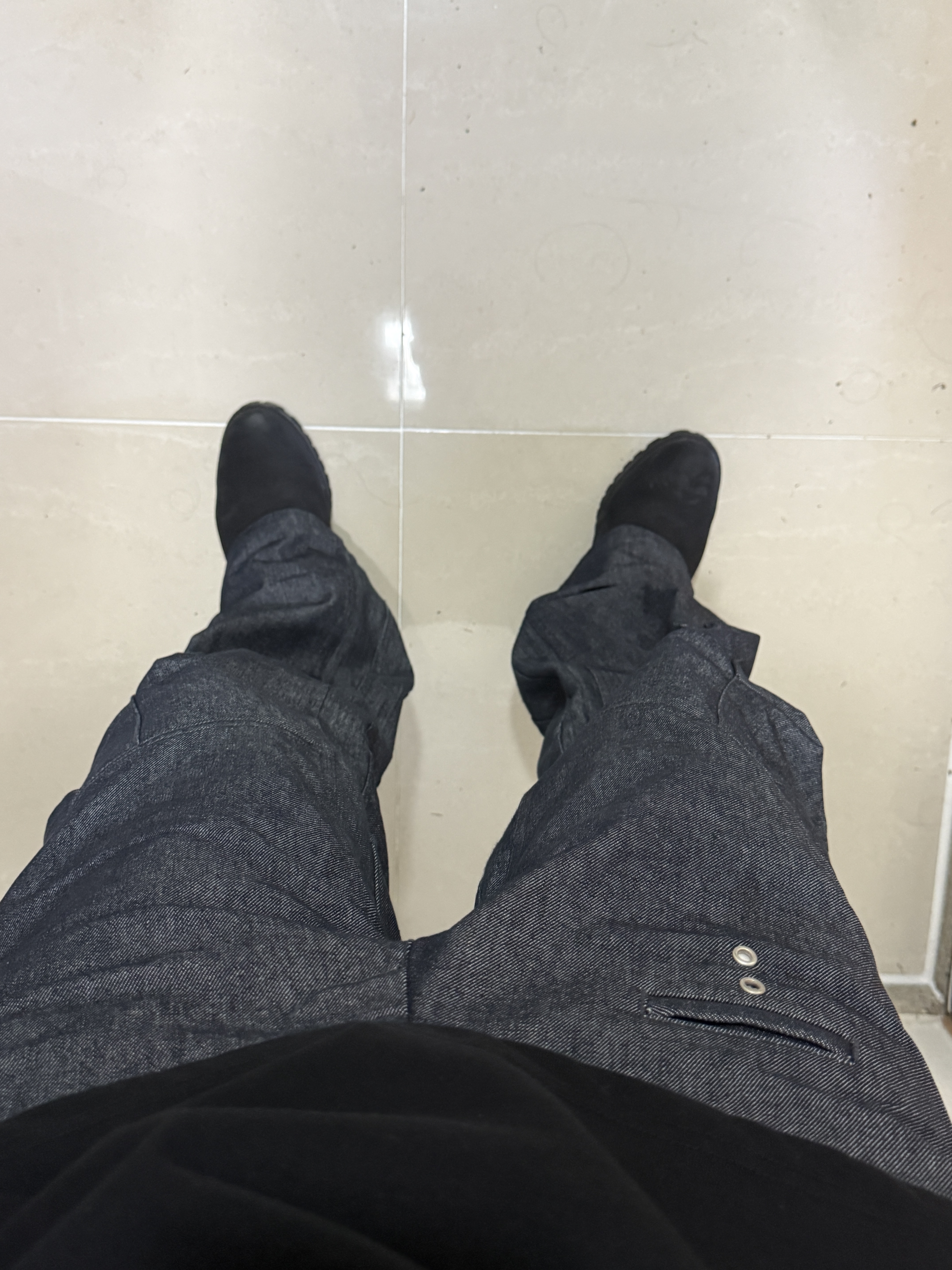 IGNOTA Core:14 Shell Cargo Pants Indigo, Timberland Premium 6 inch Waterproof Boot Black Nubuck - Wide 착용 스타일 - 3