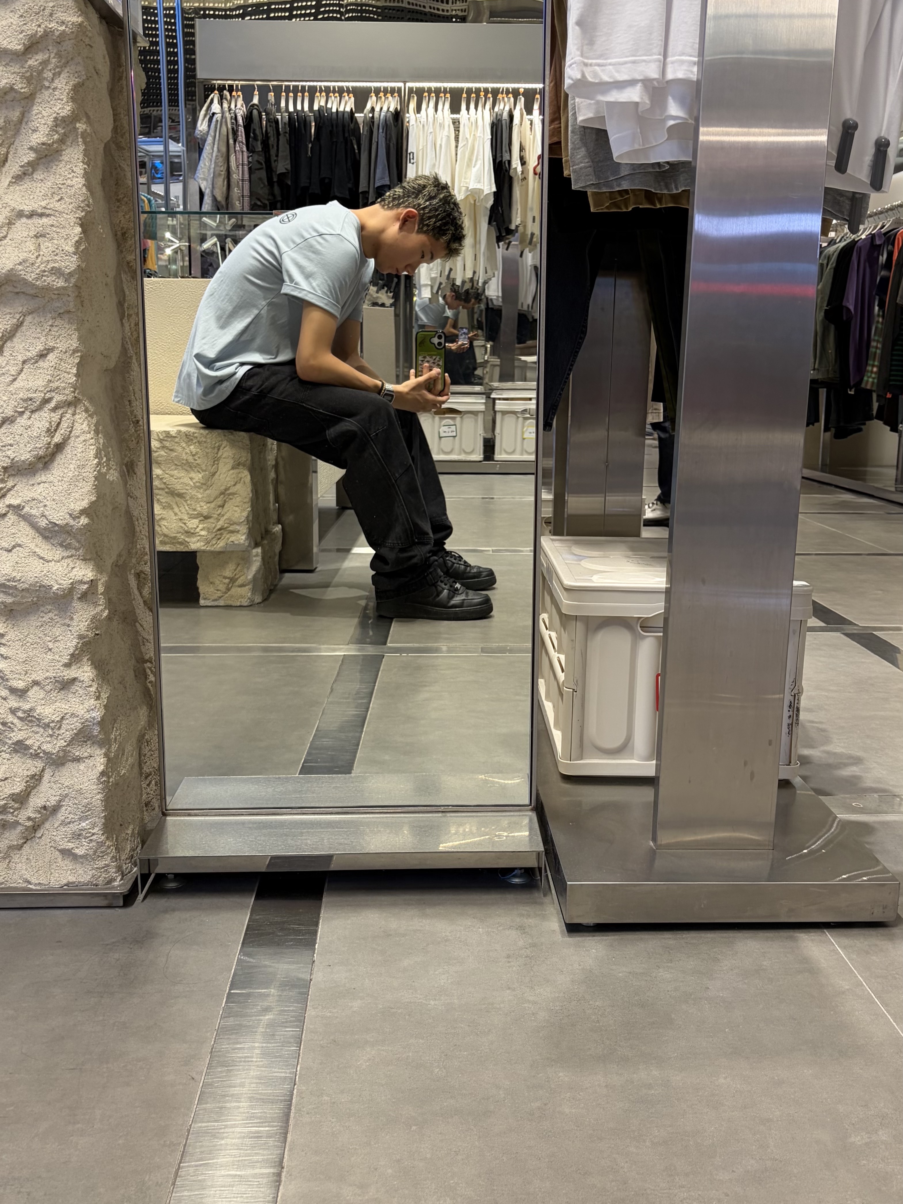 Plastic Product MPa Calf Pocket Pants Steel Blue, Nike Air Force 1 '07 Low Triple Black 착용 스타일