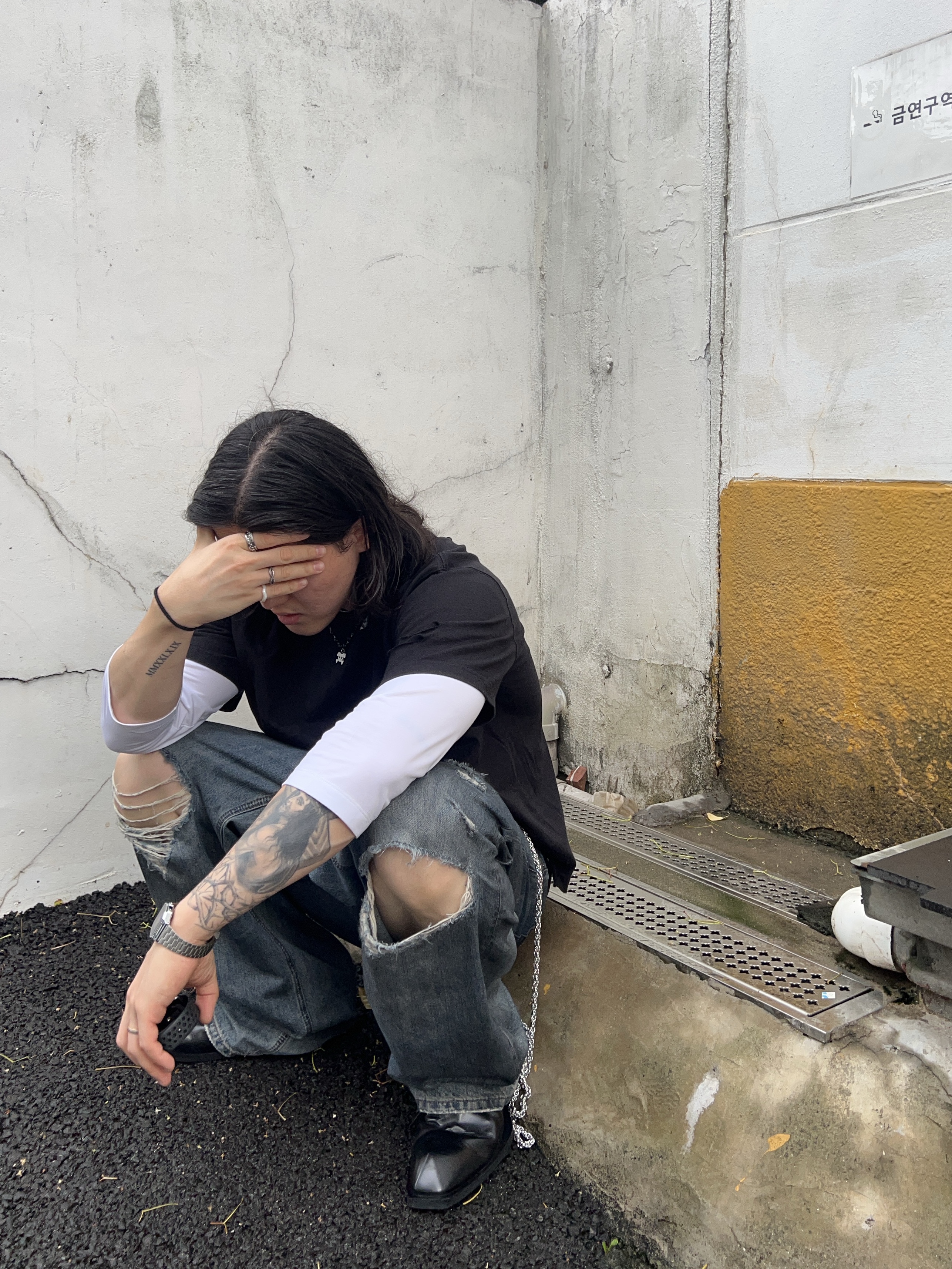Undermycar Sioki Louisette T-Shirt Ox Blood - 22SS, CSC x Soulesures SC:ENE 001 착용 스타일 - 2