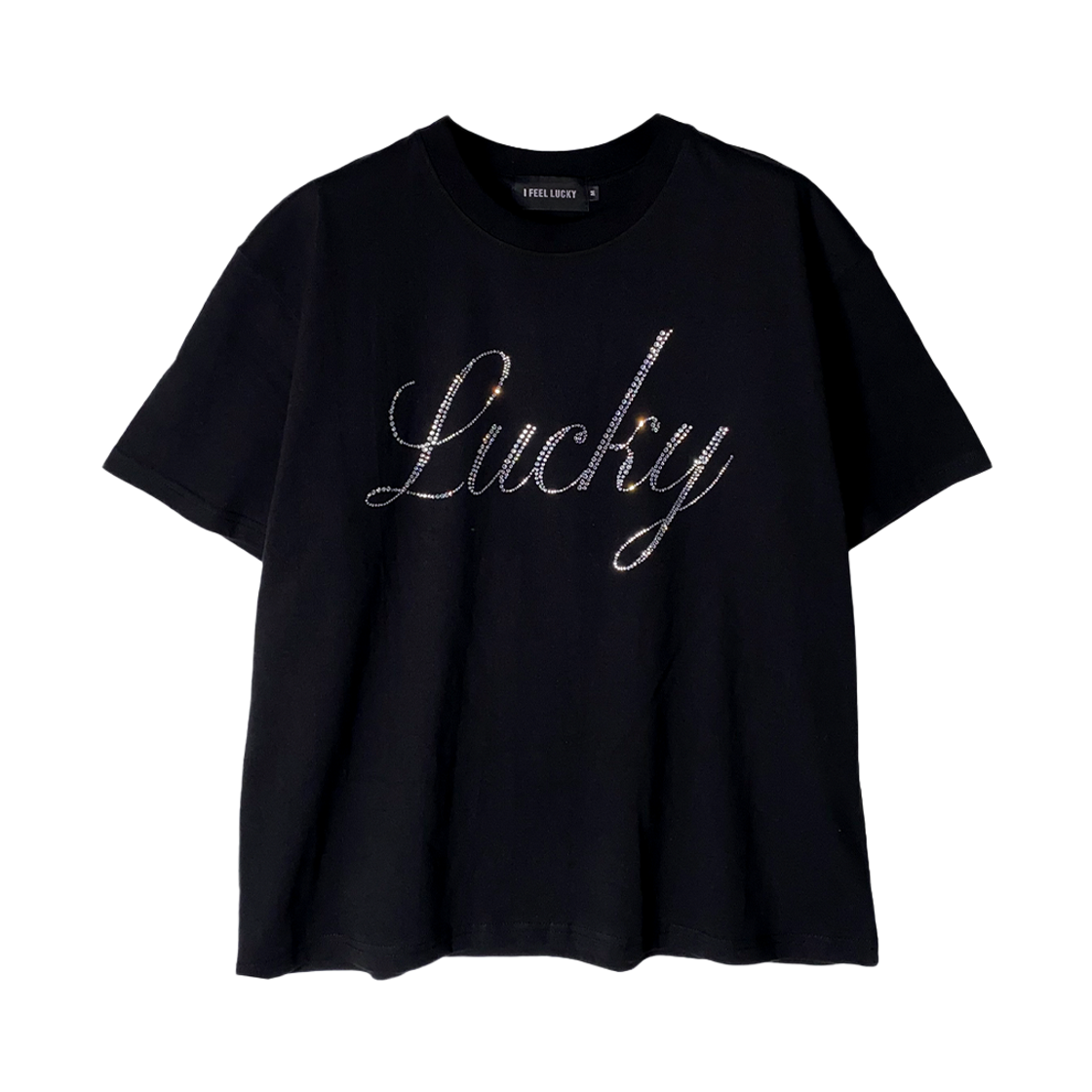 a21 I FEEL LUCKY Lucky Bling T-Shirt Black