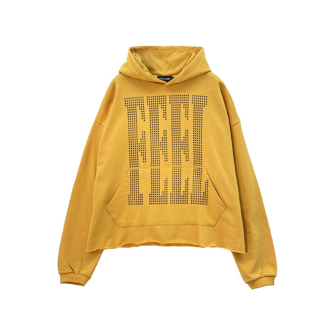 아이필럭키 필 스타 후디 옐로우(I FEEL LUCKY Feel Star Hoodie Yellow) - 1