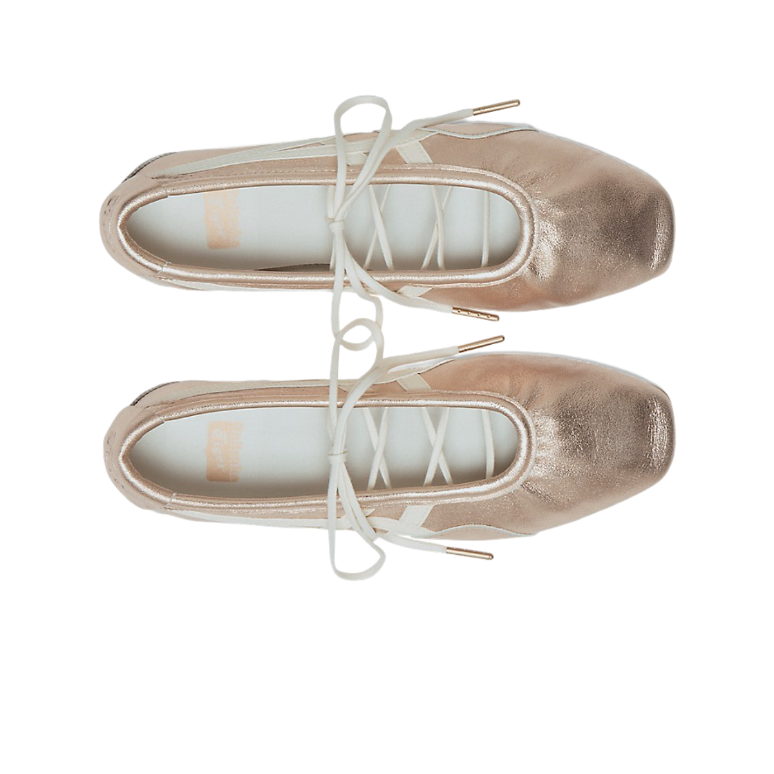 (W) 오니츠카 타이거 짐나리나 로즈 골드 크림((W) Onitsuka Tiger Gymnarina Rose Gold Cream) - 2
