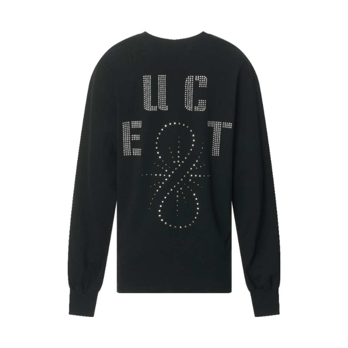 이유씨티 오버핏 심볼 핫픽스 롱슬리브 - 블랙(EUCT Overfit Symbol Hotfix Long Sleeve - Black) - 2