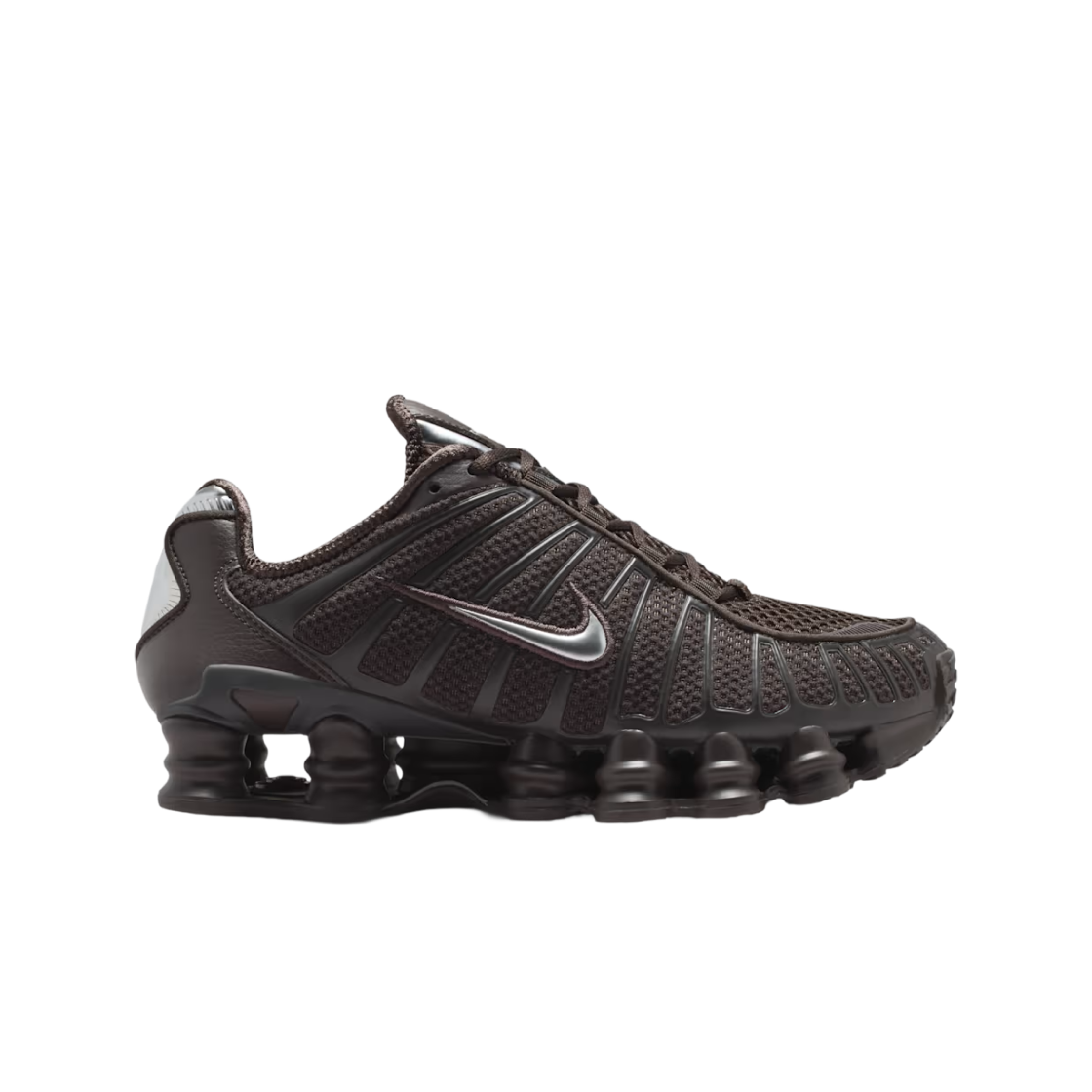 IH2559-201 (W) Nike Shox TL Velvet Brown Metallic Silver