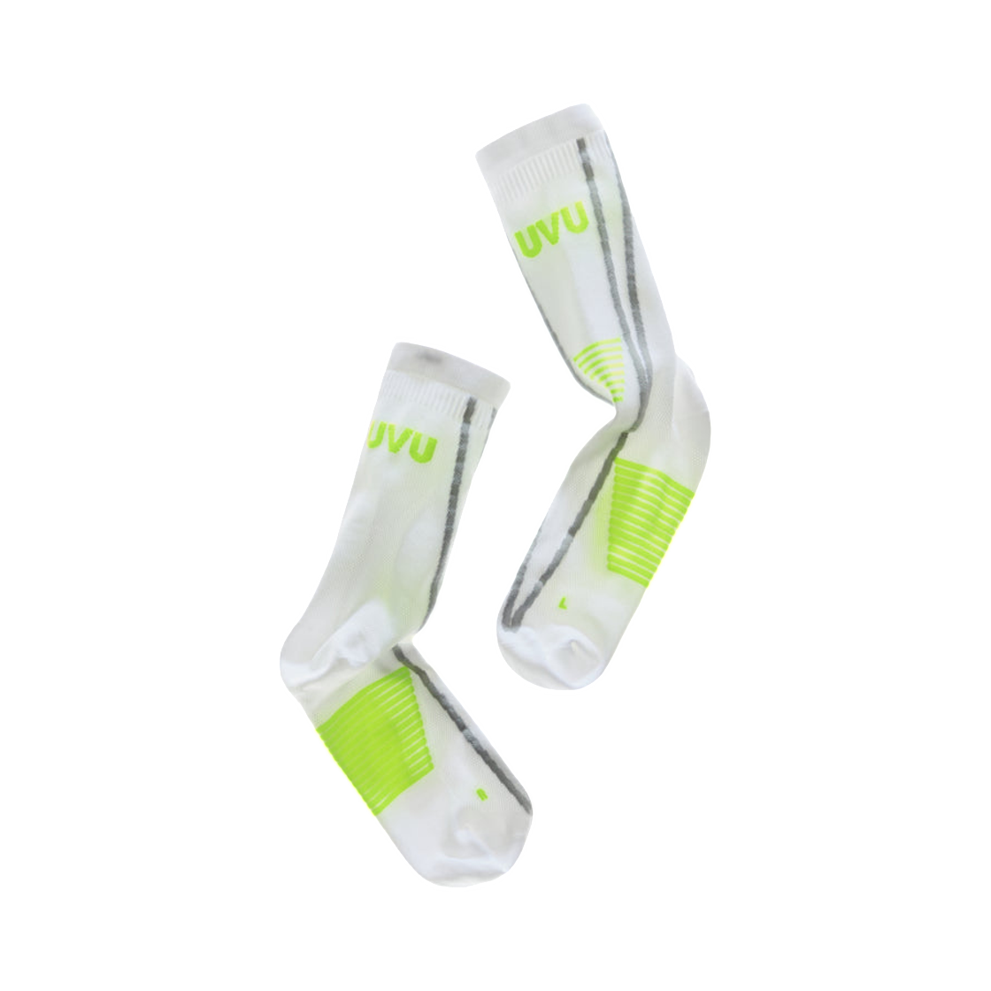 UVU 러닝 삭스 화이트 볼트(UVU Running Sock White Volt)
