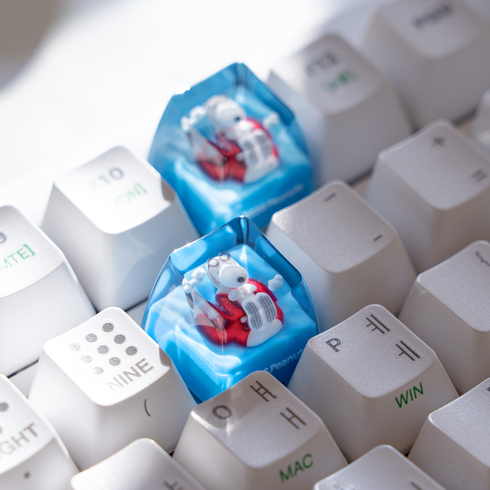 로이체 피너츠 스누피 포인트 커스텀 레진 키캡(Royche Peanuts Snoopy Point Custom Resin Keycap) - 2