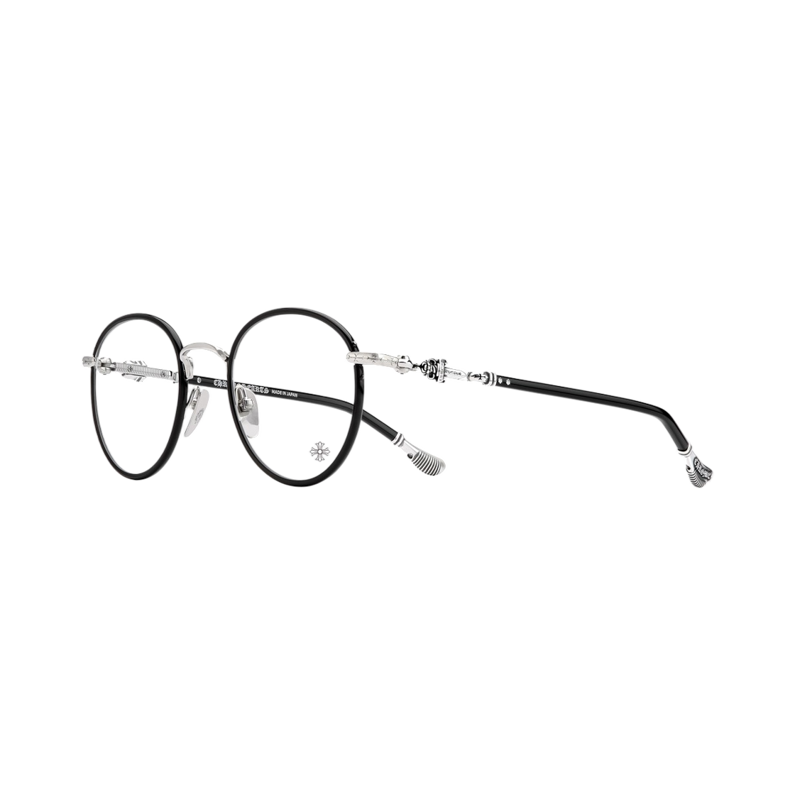 FIRKIN-BK-SS Chrome Hearts Firkin Black Shiny Silver