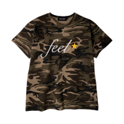 I FEEL LUCKY Feel Twinkle T-Shirt Camo