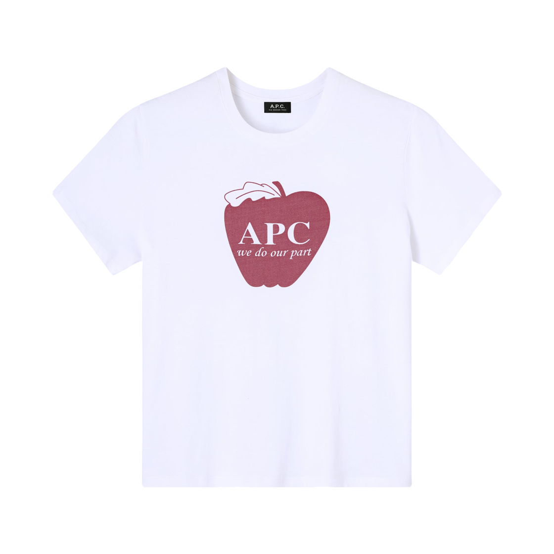 COHBM-H26567-AAB A.P.C. Pomme T-Shirt Blanc