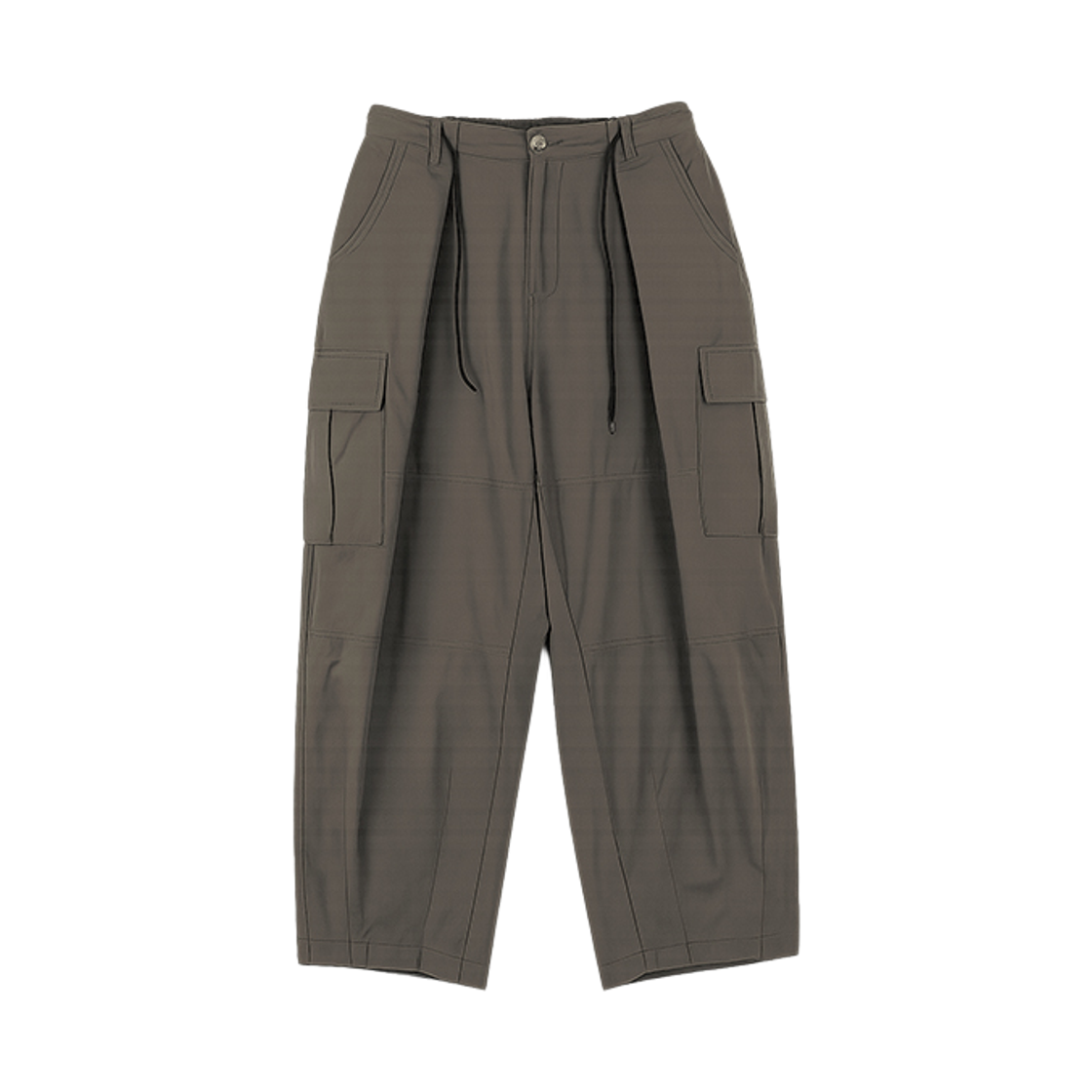 GC3924 GCLIP Banded Pintuck Flap Pocket Wide Cargo Pants