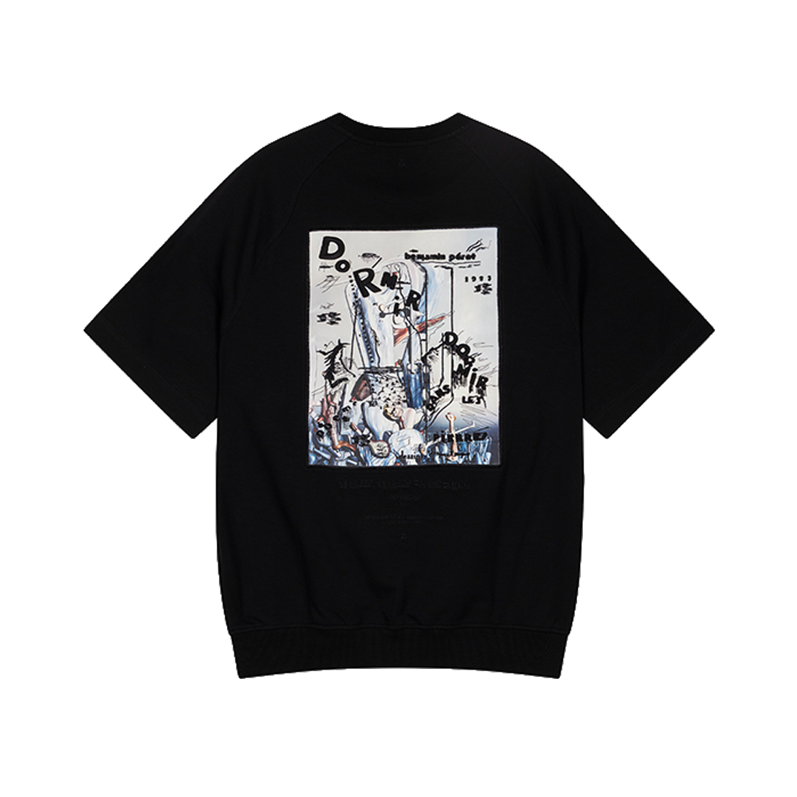 지오송지오  이브탕기 프레임 티셔츠 블랙 ZI5TS501BK(ZIOSONGZIO Yves Tanguy Frame T Shirt Black)