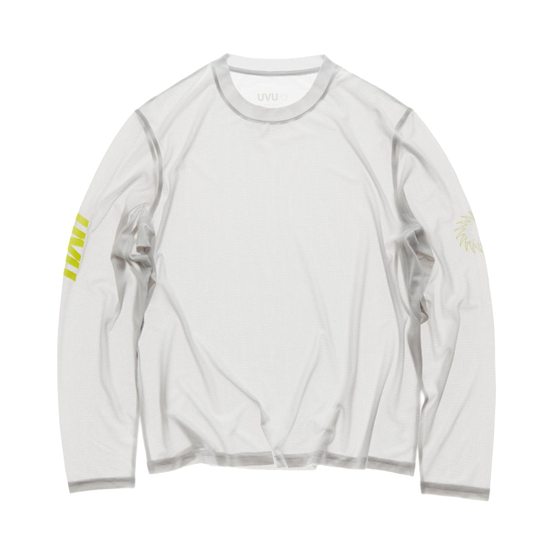 - UVU L/S Mesh Running Top Light Grey