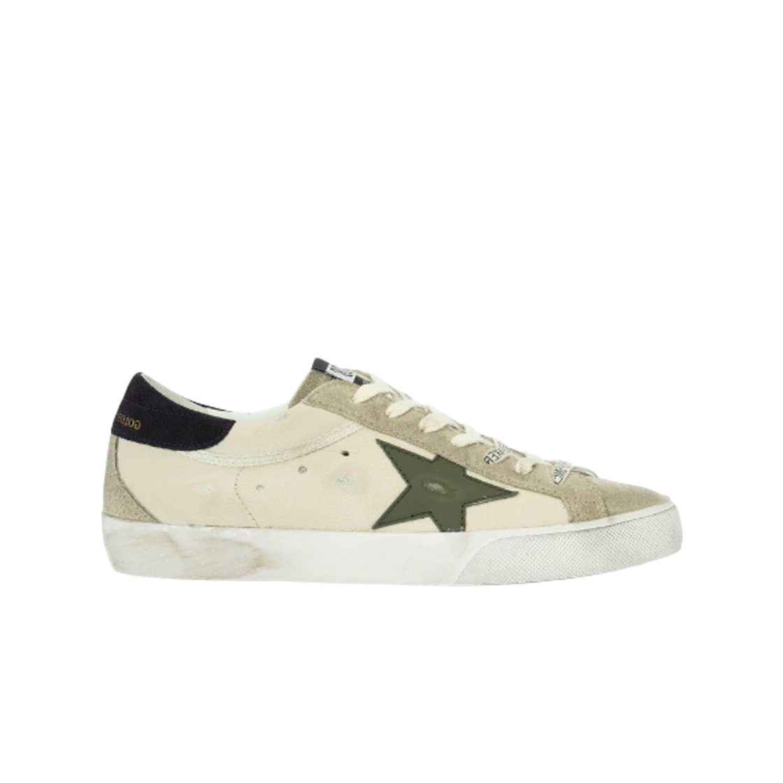 GMF00102-F008728-83408 Golden Goose Superstar Leather Sneakers Ivory