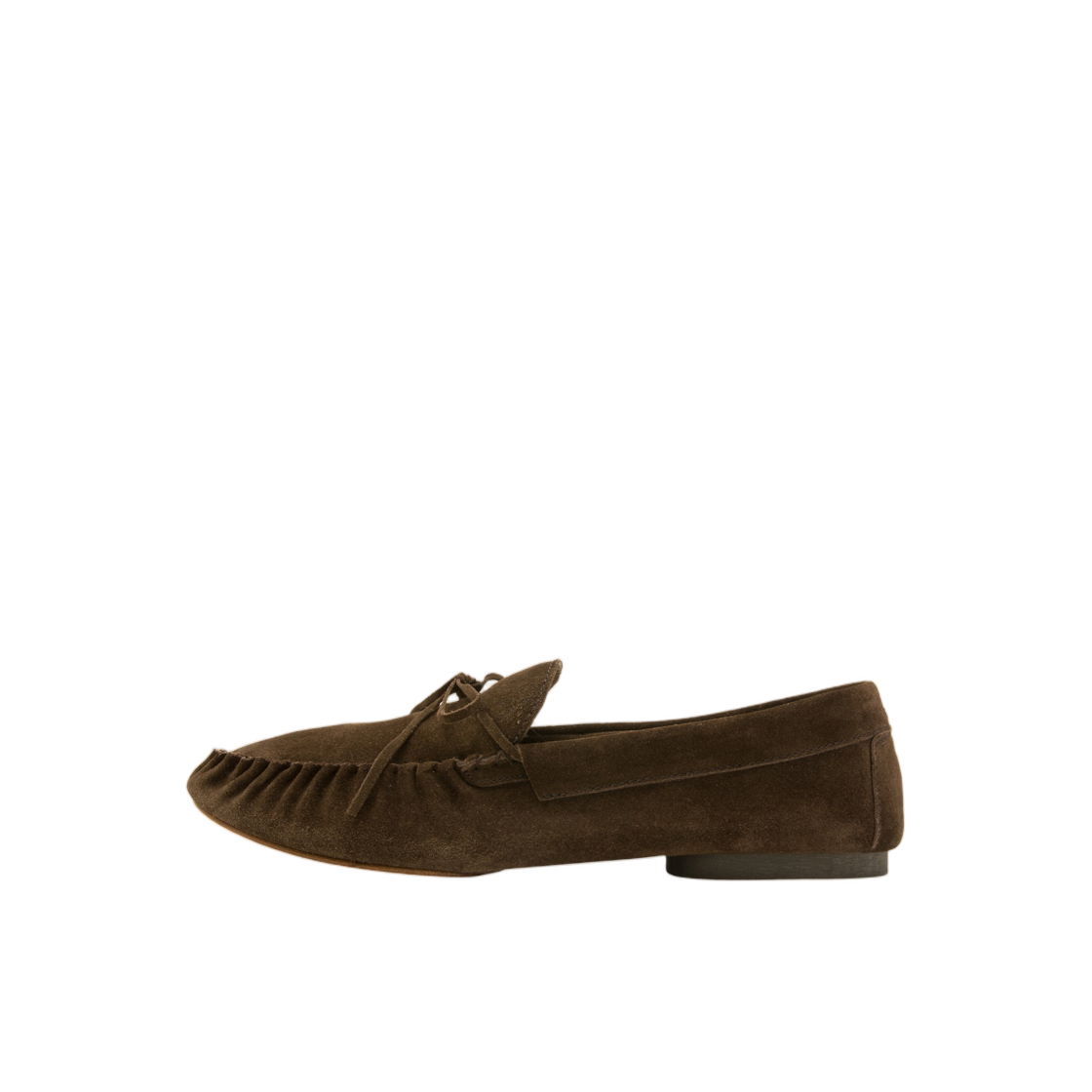 PXCBH-H53337-CAE A.P.C. Les Mocassins Souples Marron Fonce
