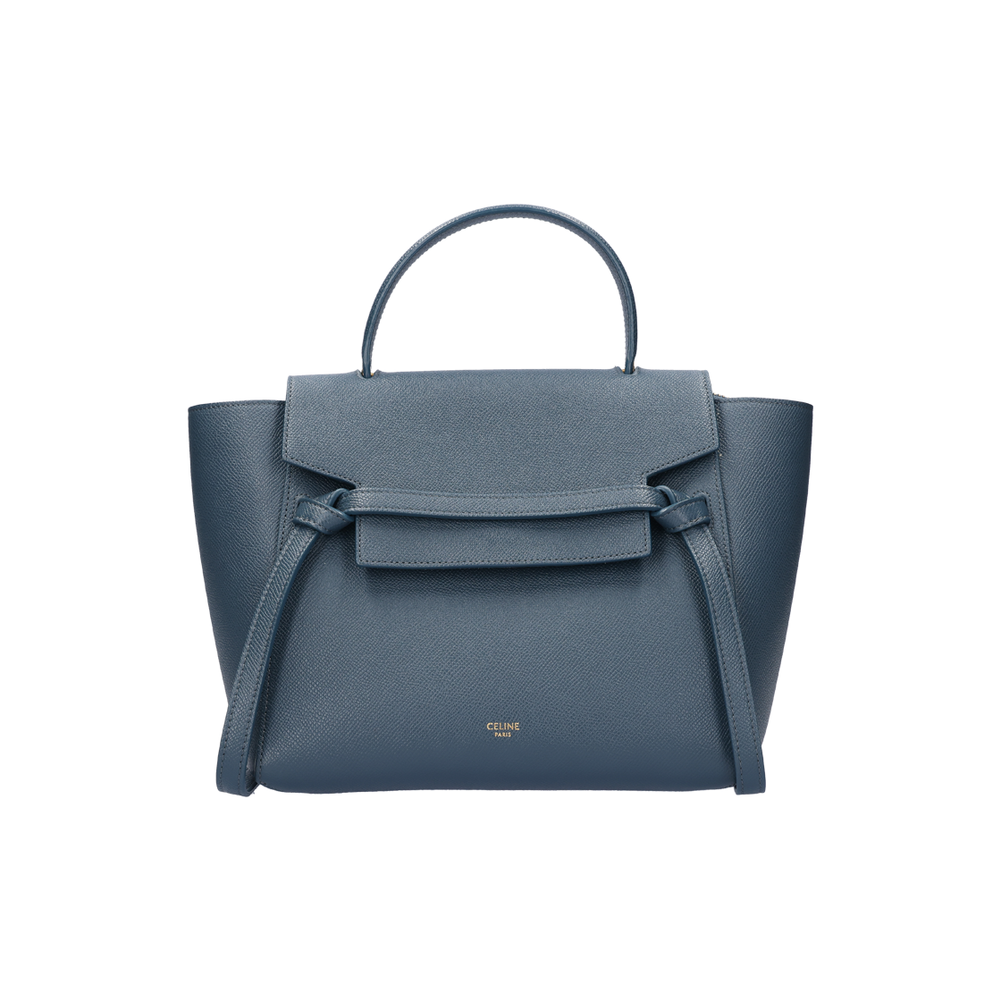 ITIVQG5NBV3K Celine Micro Belt Bag in Petrol Grained Calfskin