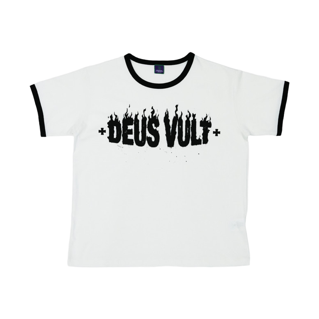 아이필럭키 데우스 벌트 티셔츠 화이트(I FEEL LUCKY Deus Vult T-Shirt White)