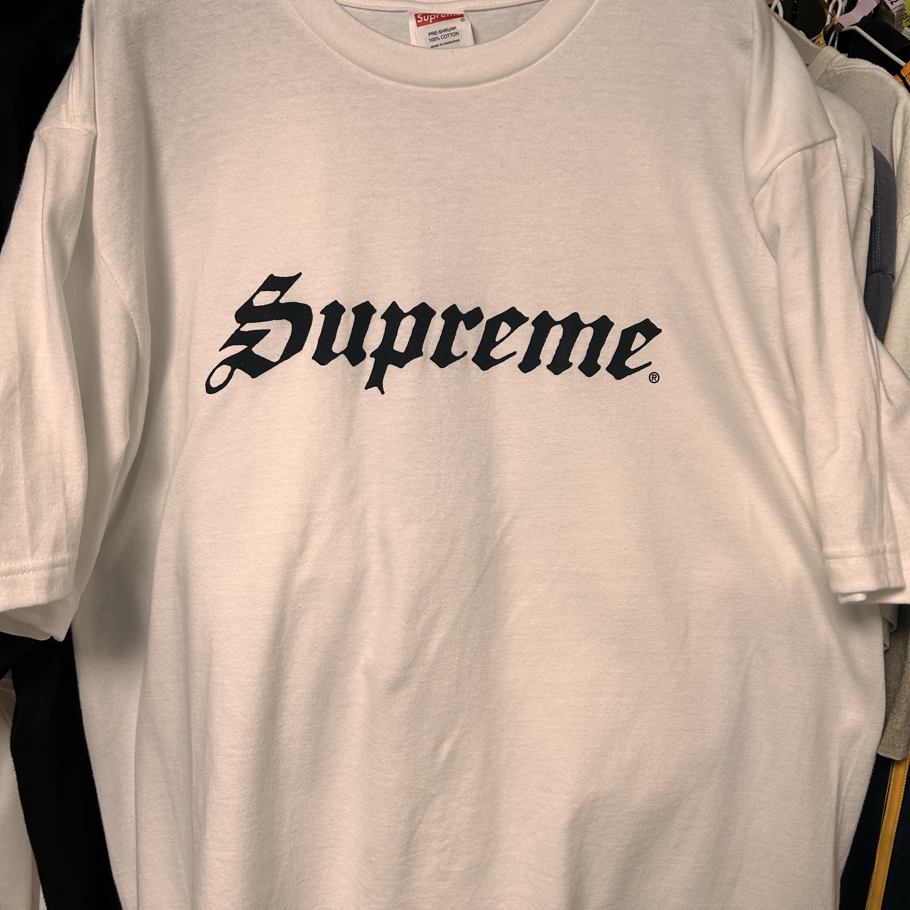 Supreme Speed T-Shirt White - 26SS 착용 스타일