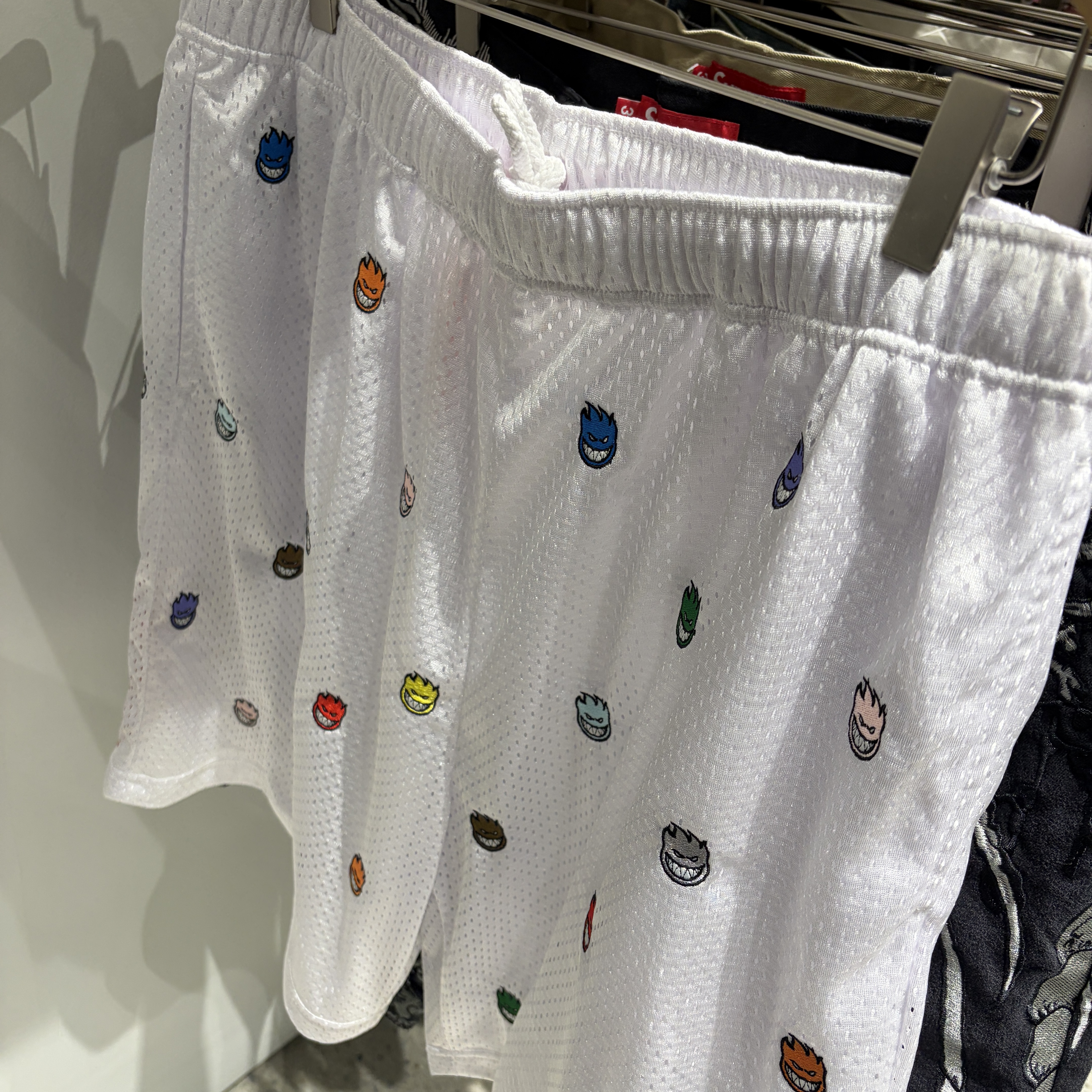 Supreme x Spitfire Mesh Short White - 26SS 착용 스타일