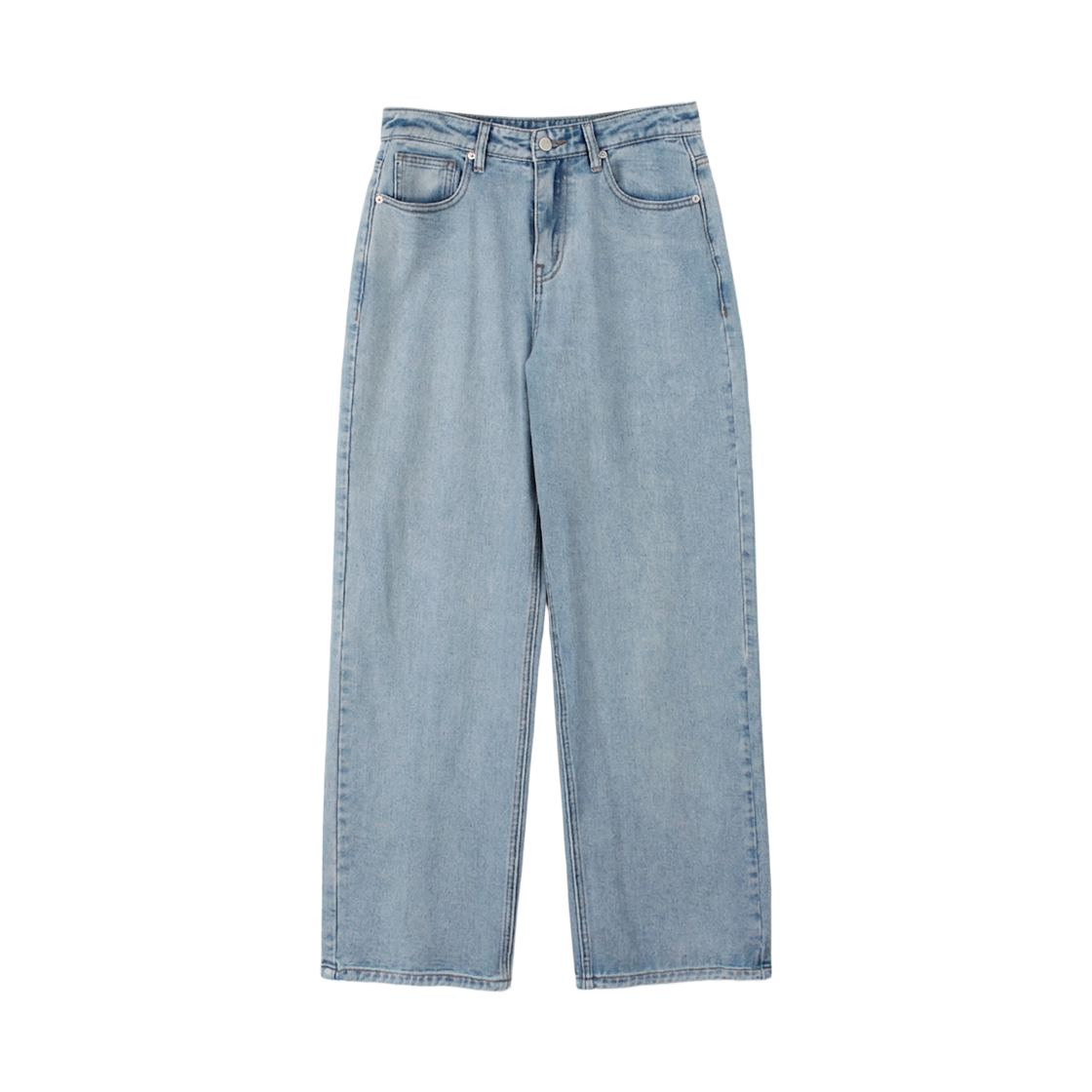 GC3920 GCLIP Light-Washed Wide Denim Pants