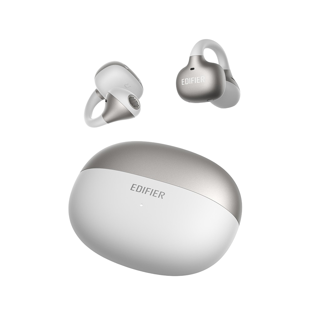 에디파이어 Comfo Bass 오픈 이어 블루투스 오픈형이어폰 실버(Edifier Comfo Bass Open-Ear Bluetooth Earbuds - Silver) - 2