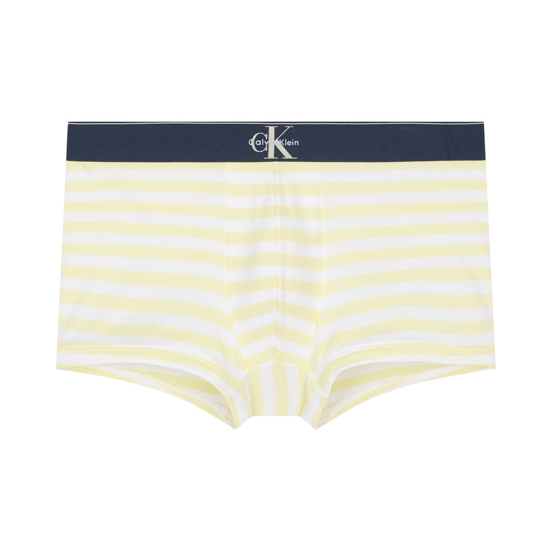 NB44946WC Calvin Klein CK Graphic Micro Low Rise Trunk Yellow White