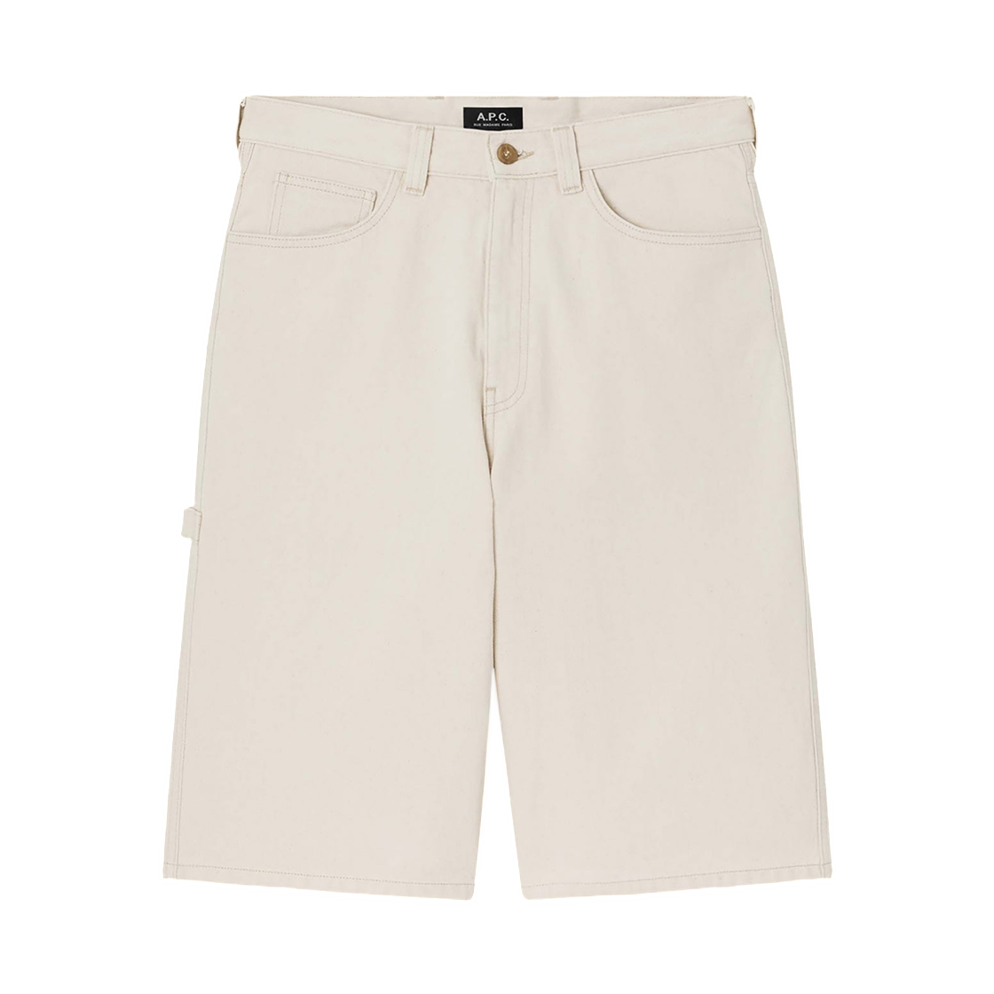 COHGM-H10216-AAD A.P.C. Westland Shorts Ecru