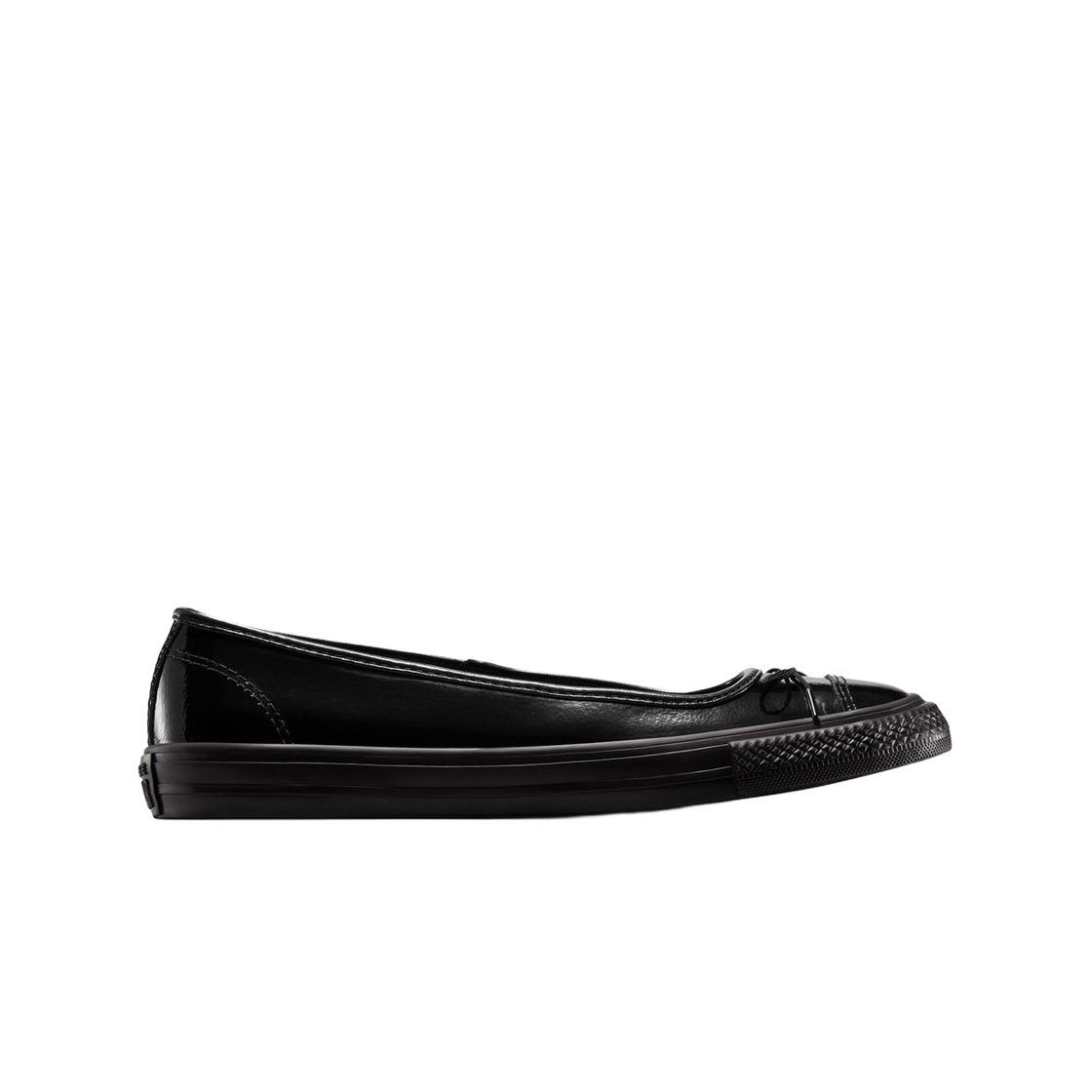 A14158C (W) Converse Chuck Taylor All Star Dainty Ballerinas Patent Leather Black