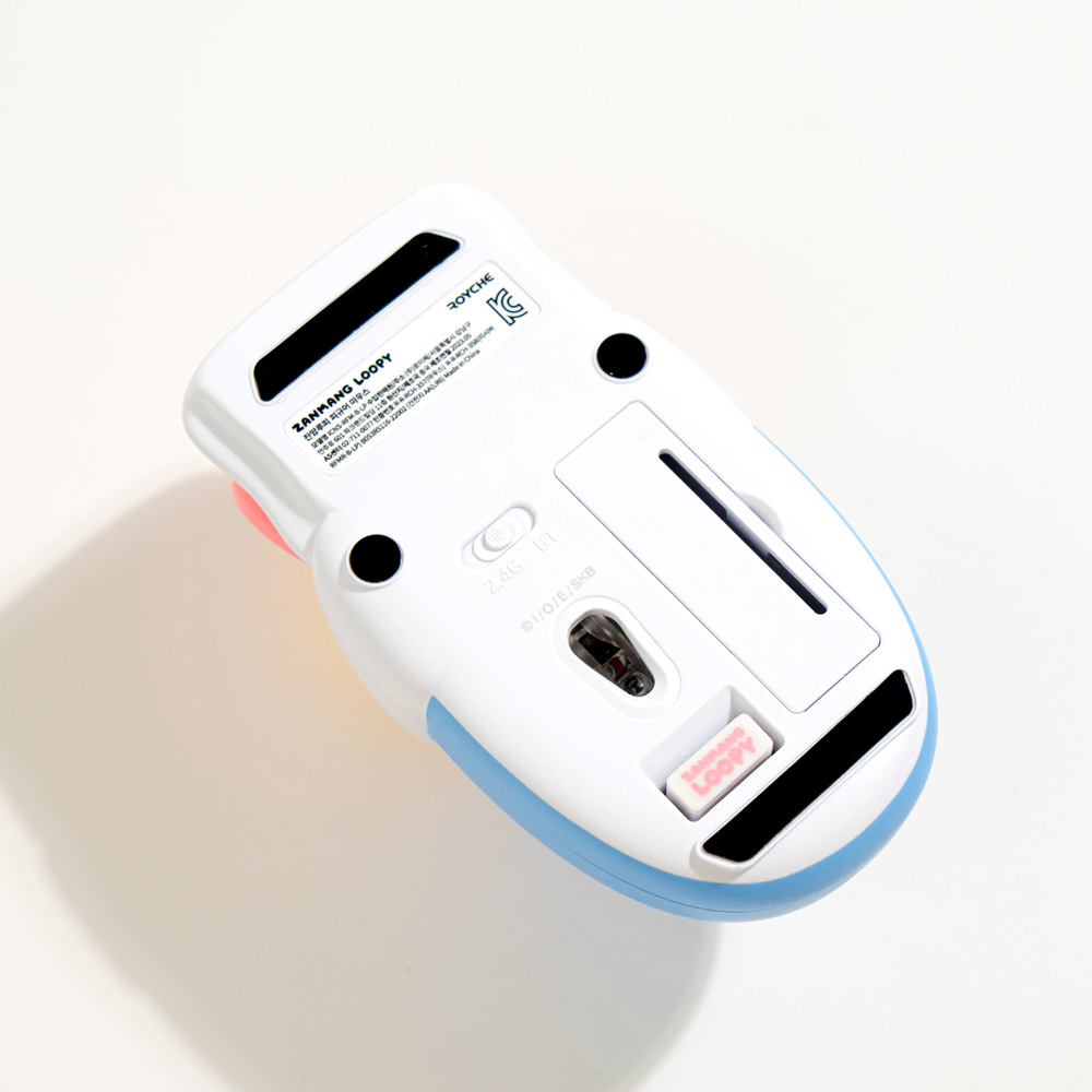 로이체 잔망루피 저소음 멀티페어링 휴대용 블루투스 무선 피규어 마우스(Royche Zanmang Loopy Silent Multi-Pairing Portable Bluetooth Wireless Figure Mouse) - 4