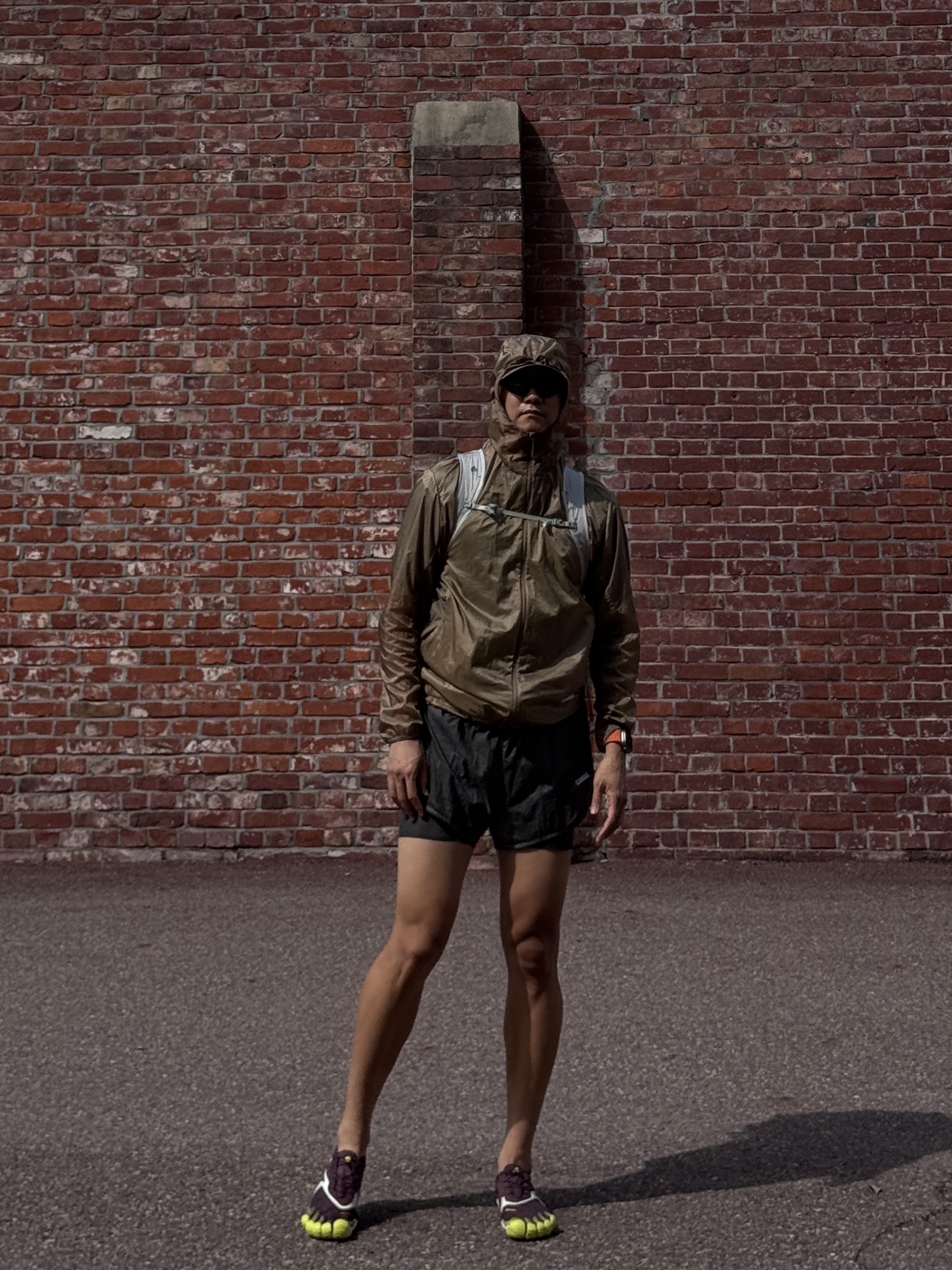 Nike ACG Radical Airflow NXT White Anthracite - Asia, Nike ACG Second Sunrise Dri-Fit ADV 5 Inch Brief Lined Shorts Black Anthracite - Asia 착용 스타일 - 10