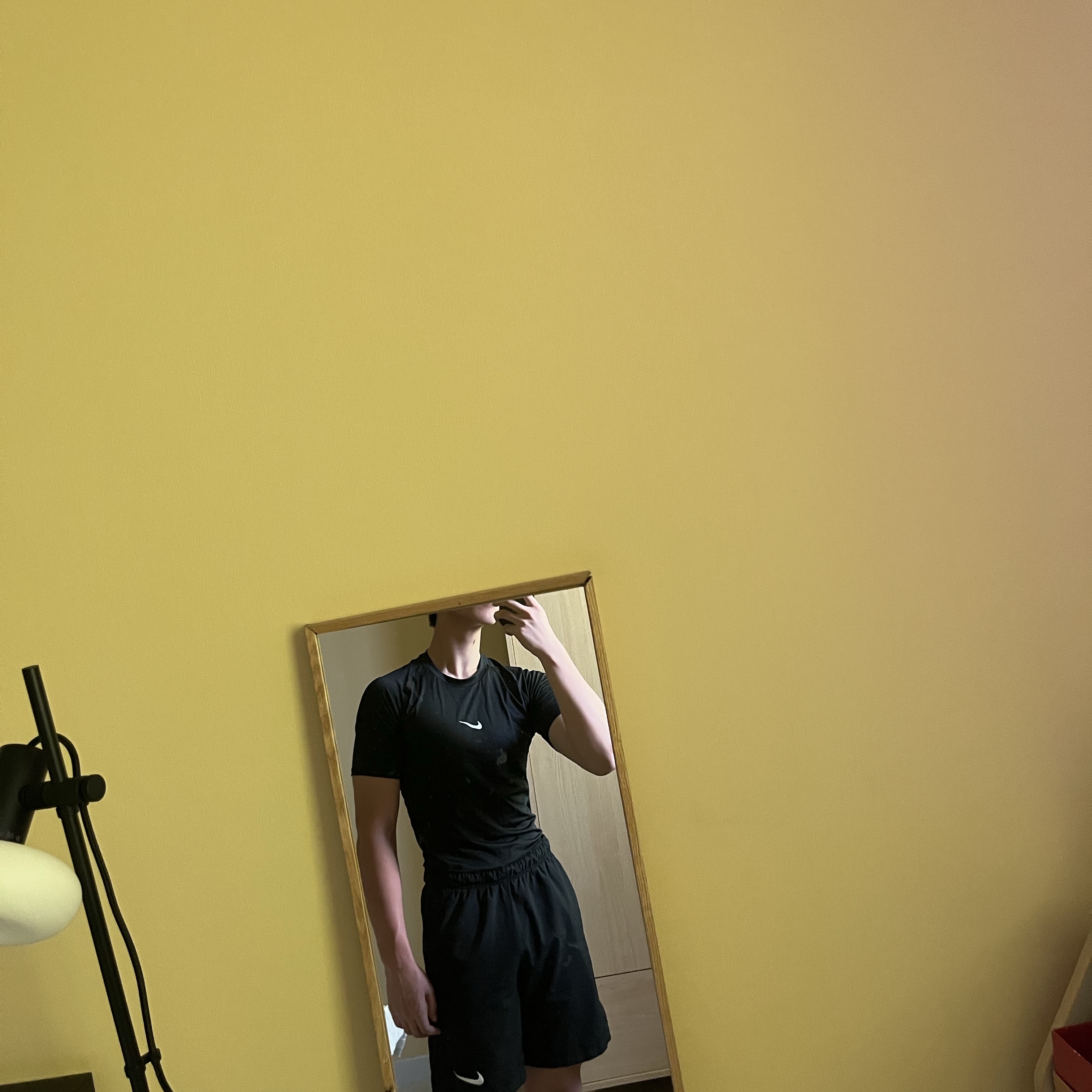 Nike Pro Dri-Fit Short Sleeve Fitness Top Black - Asia 착용 스타일