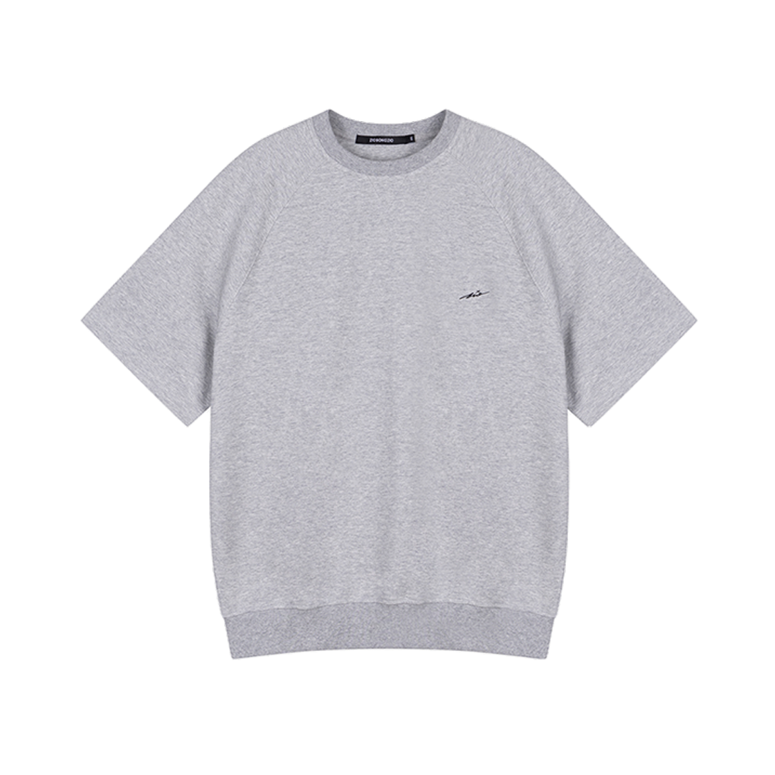 지오송지오  이브탕기 프레임 티셔츠 멜란지그레이 ZI5TS502MG(ZIOSONGZIO Yves Tanguy Frame T Shirt Melange Grey) - 2
