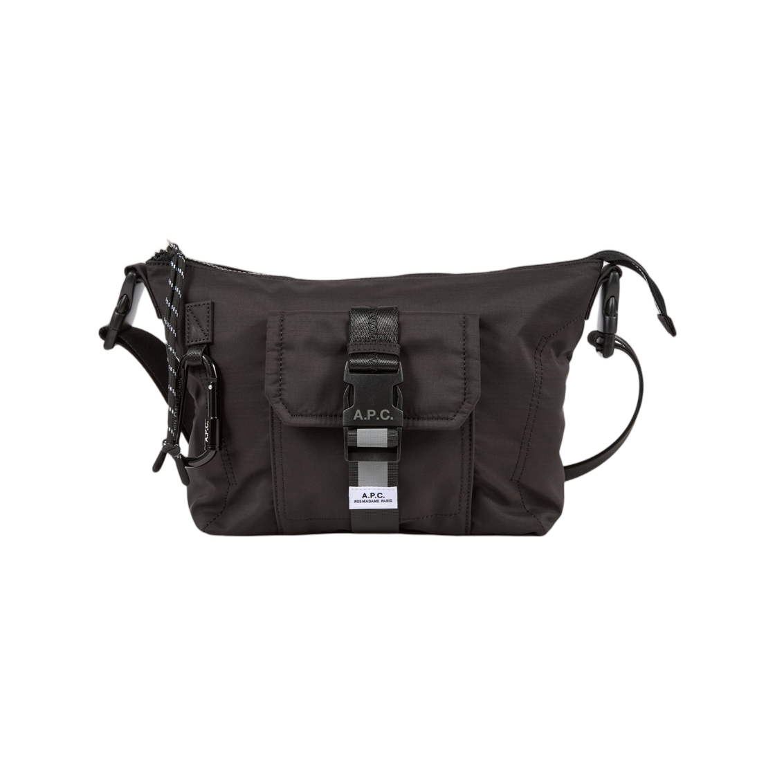 PAAGE-H61734-LZZ A.P.C. Trek Satchel Noir