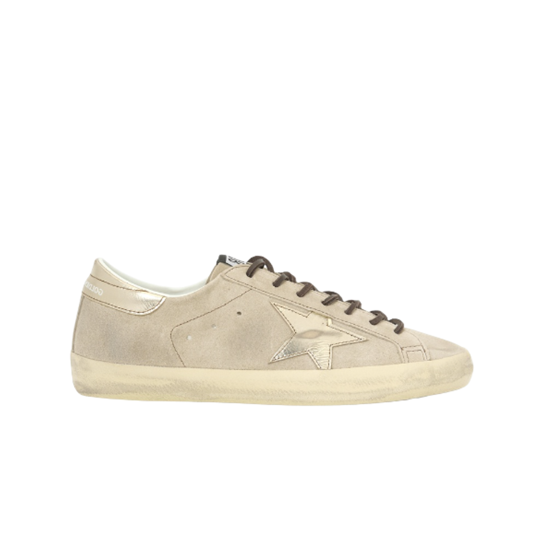 GMF01002-F008750-15647 Golden Goose Superstar Leather Sneakers Beige