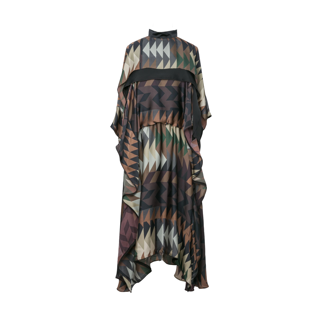 사카이 x 아페쎄 퀼트 드레스 브라운 멀티(Sacai x A.P.C. Quilts Dress Brown Multi)