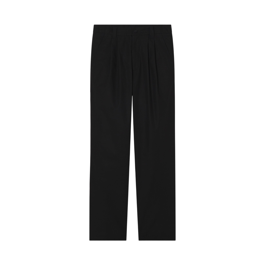 COHTF-H08027-LZZ A.P.C. Loose Black Pleated Trousers Noir