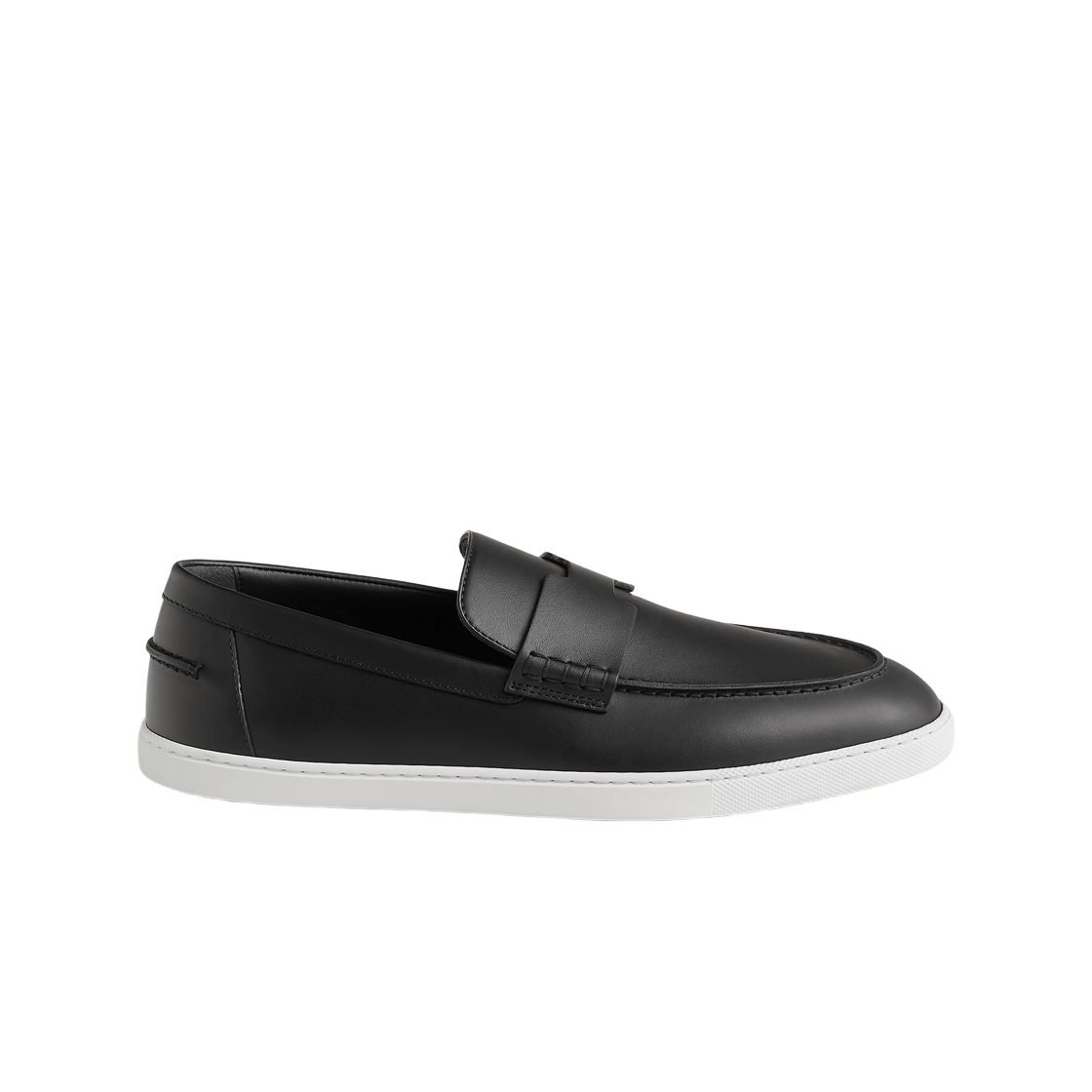 H252908ZA01 Hermes Job Loafers Calfskin & Noir