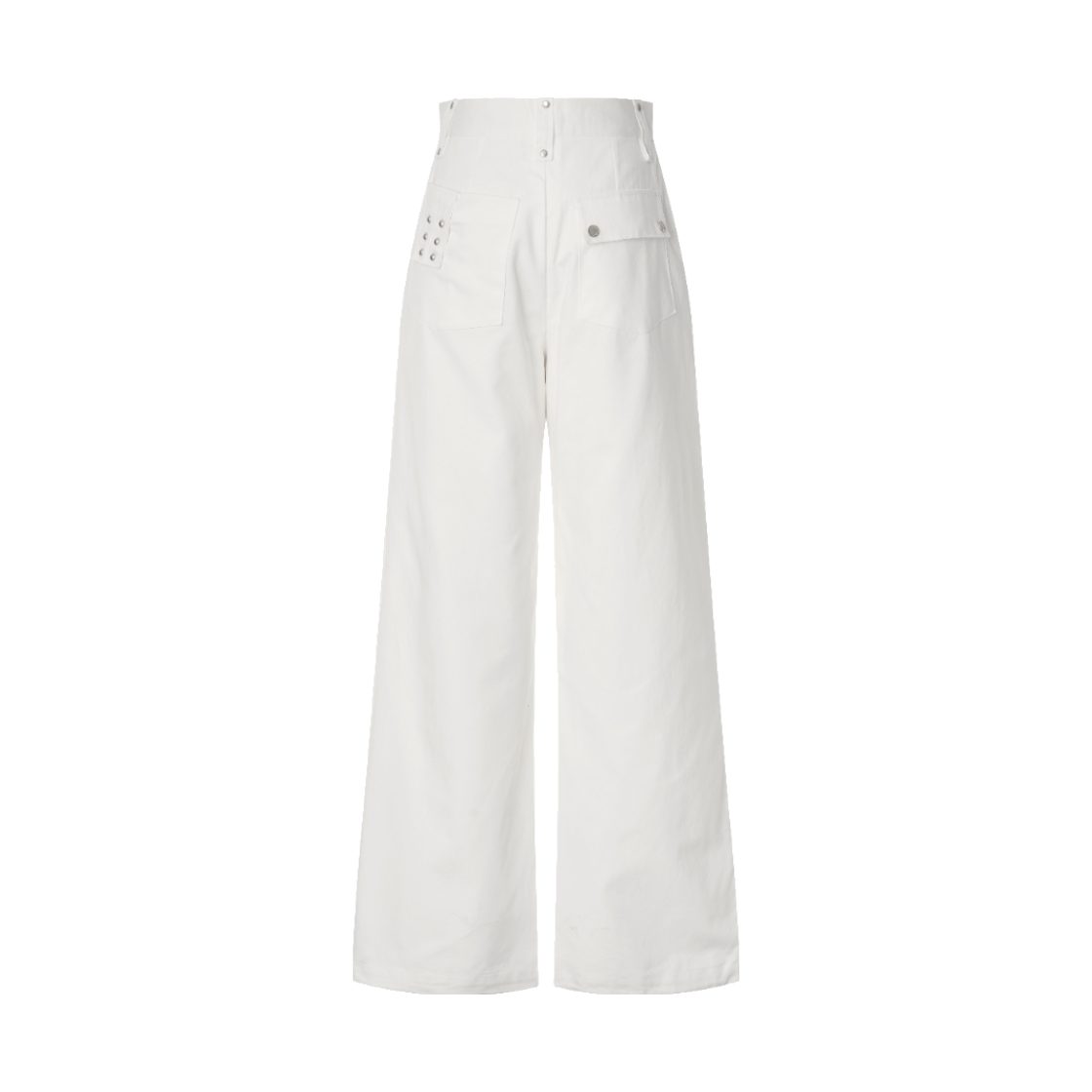 이유씨티 리벳 코튼 스터드 스트링 팬츠 - 아이보리(EUCT Rivet Cotton Stud String Pants - Ivory) - 2