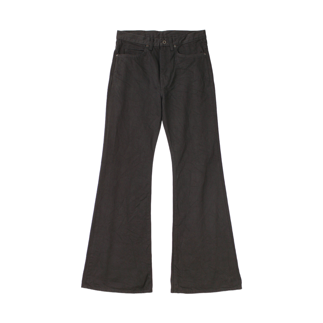 K2603LP057 (W) Kapital 14 oz. Black x Black Denim 5-Pocket Okabellbo L's Black