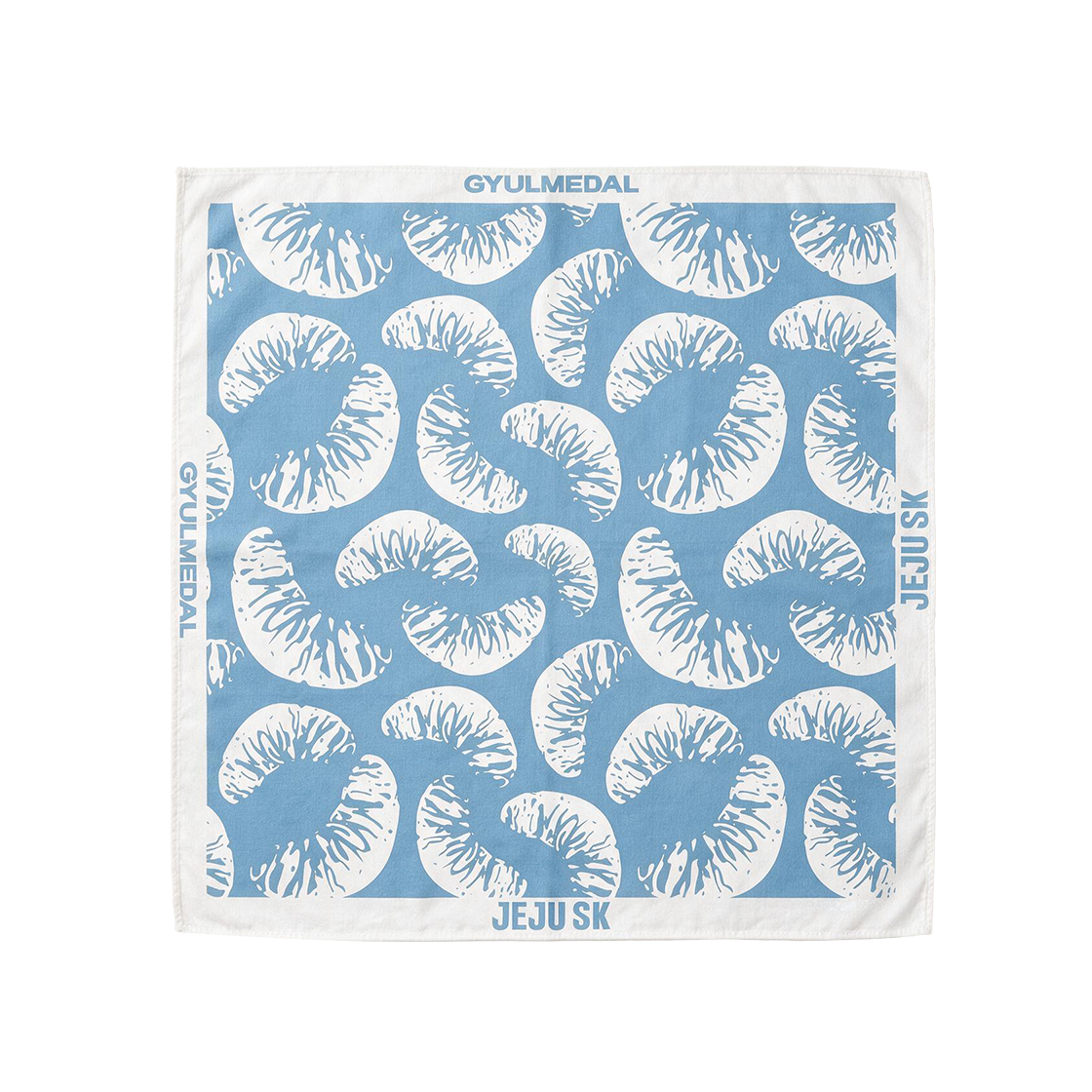 제주SK FC X 귤메달 패턴 귤 반다나(JEJU SK FC X GYULMEDAL Pattern Tangerine Bandana)