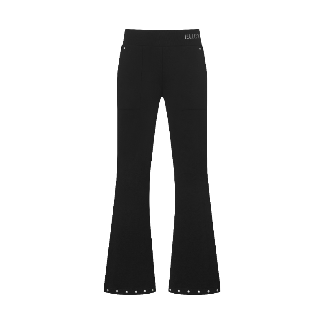 EU26SSPT02-BK EUCT Bootcut Stud Sweatpants - Black