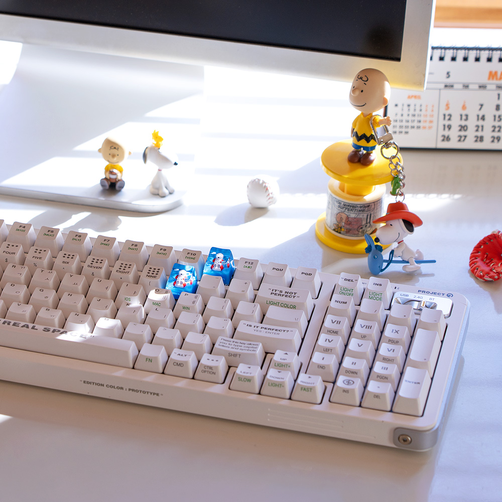 로이체 피너츠 스누피 포인트 커스텀 레진 키캡(Royche Peanuts Snoopy Point Custom Resin Keycap) - 3