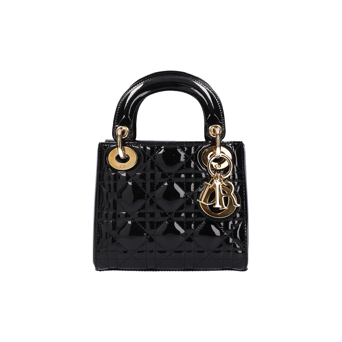 IT6JWWC96LNI Dior Lady Bag Mini Patent Black